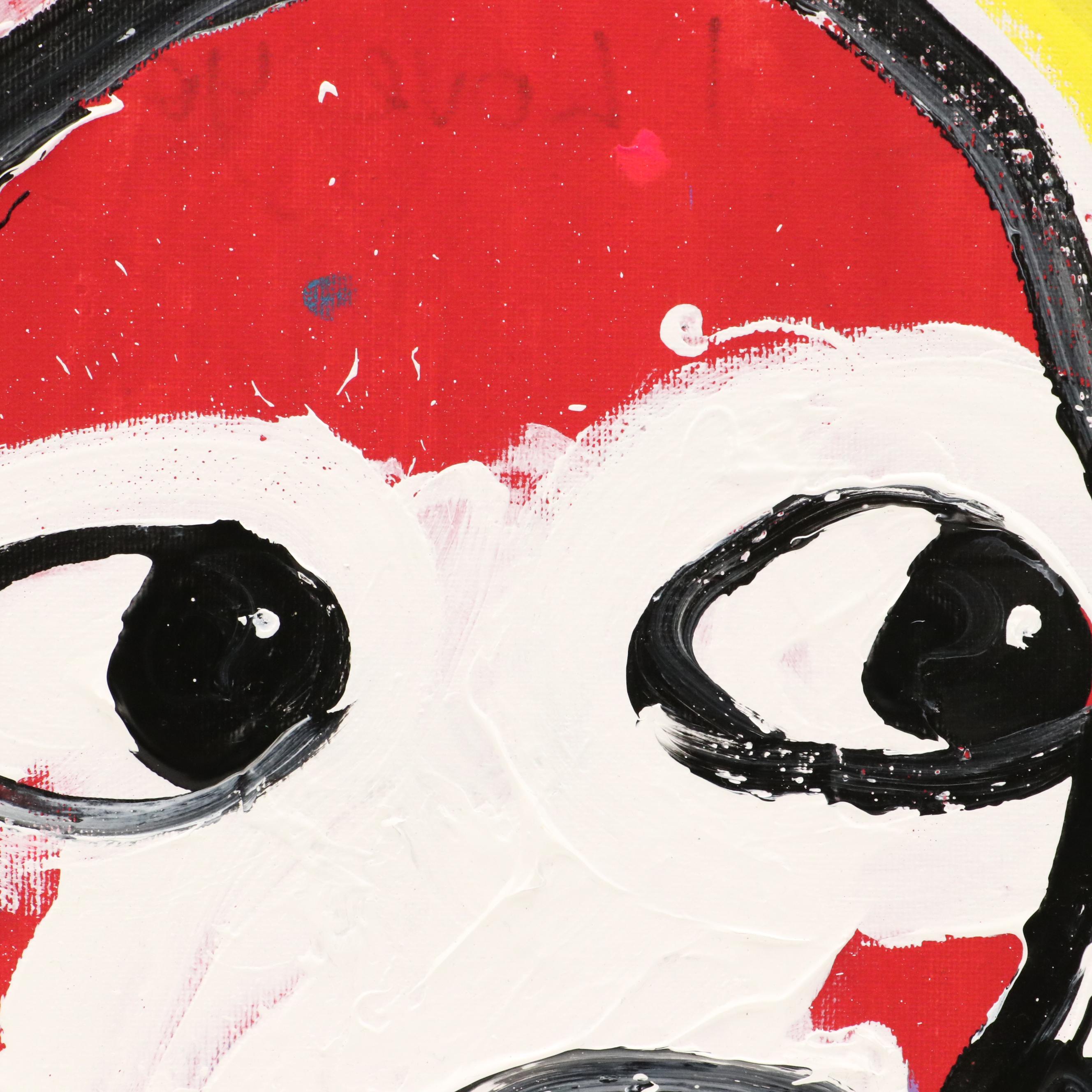 Abiola Idowu Modern Stylized Portrait "I Love You," 2023