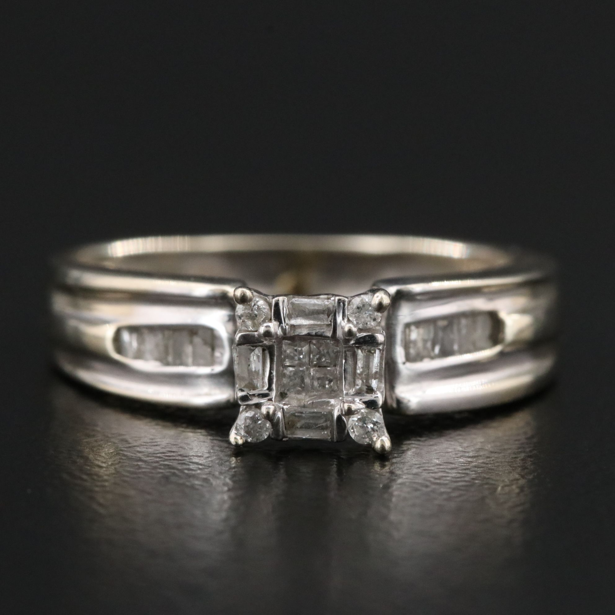 14K 0.24 CTW Diamond Ring