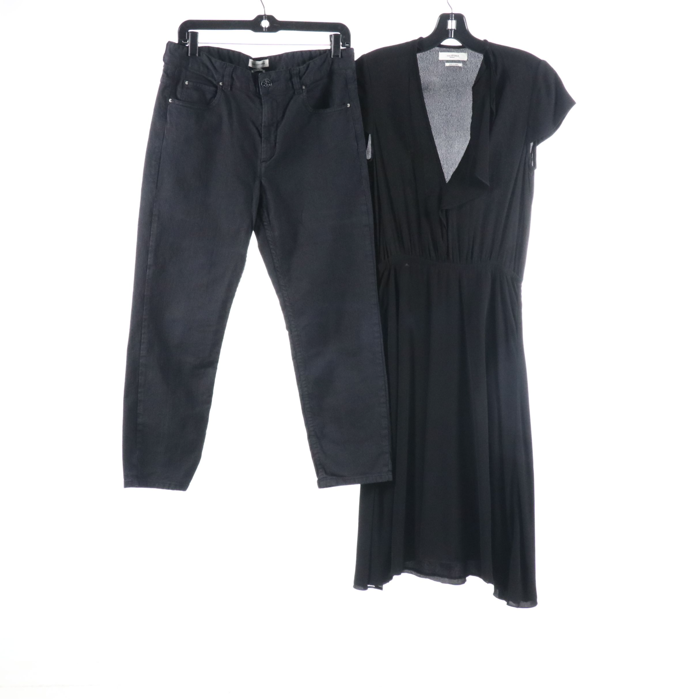 Isabel Marant Étoile Dress & Denim Jeans, Victoria Beckham Pleated Skirt, More
