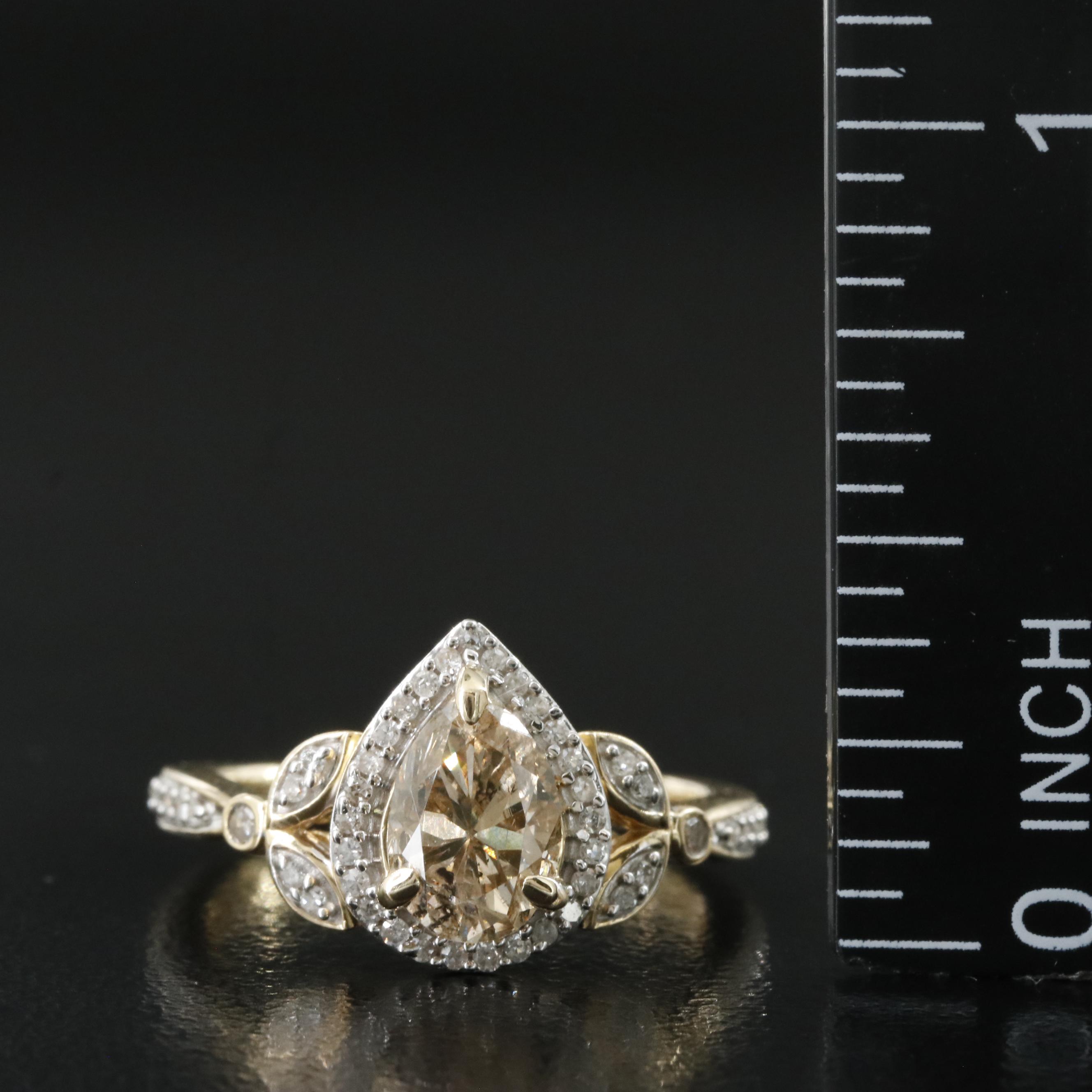 14K 1.16 CTW Diamond Ring