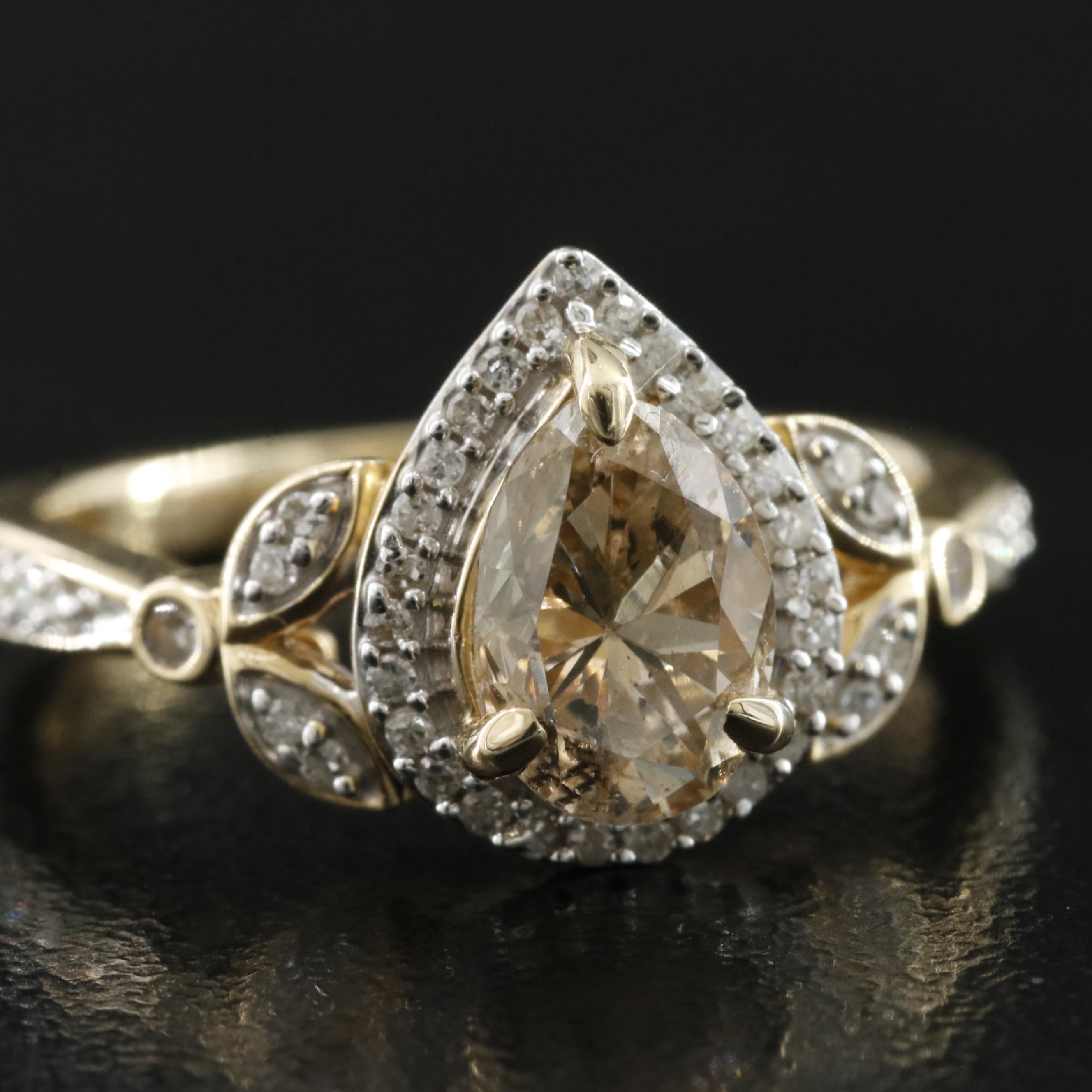 14K 1.16 CTW Diamond Ring