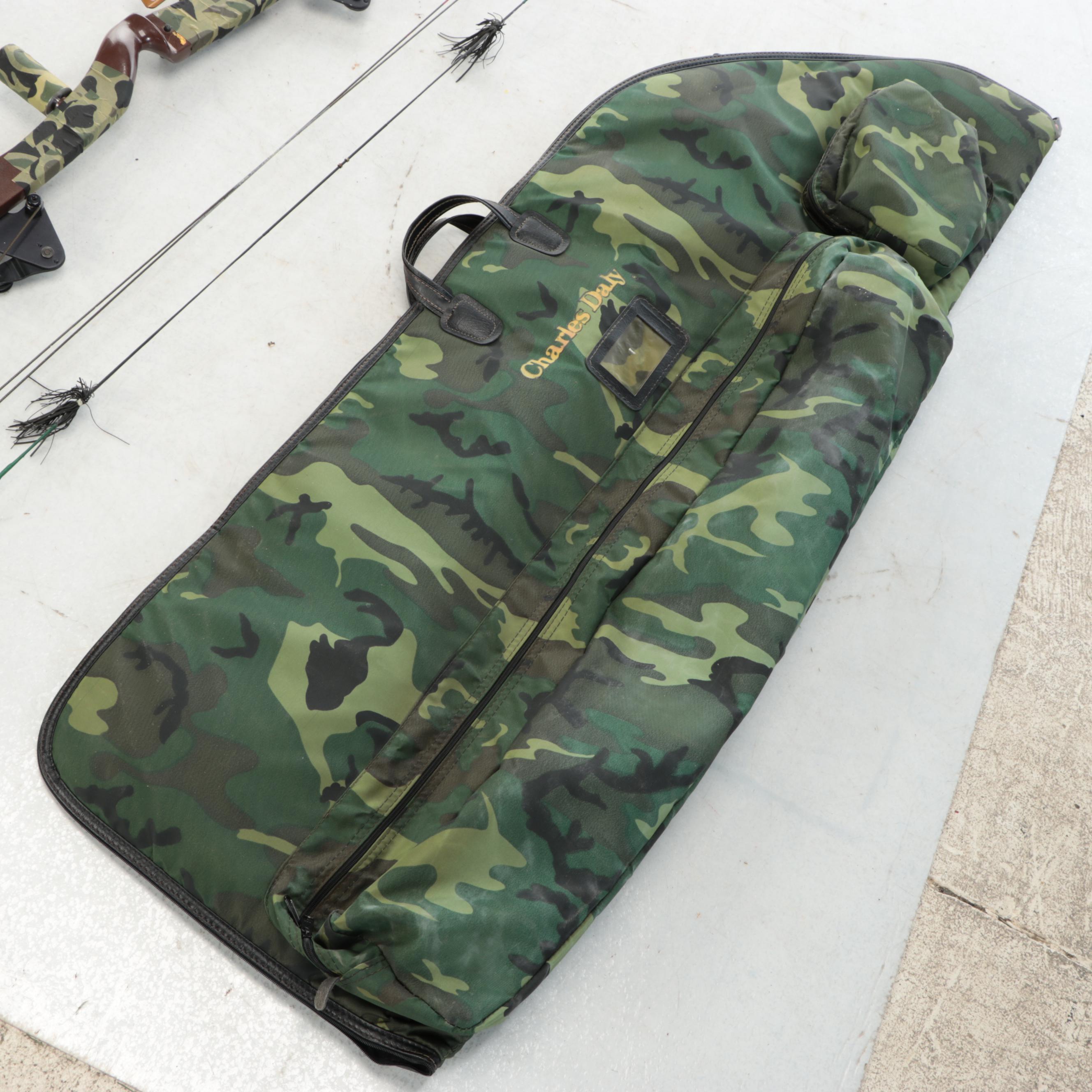 Bear Whitetail Hunter Metal Compound Bow in Charles Daly Camo Case