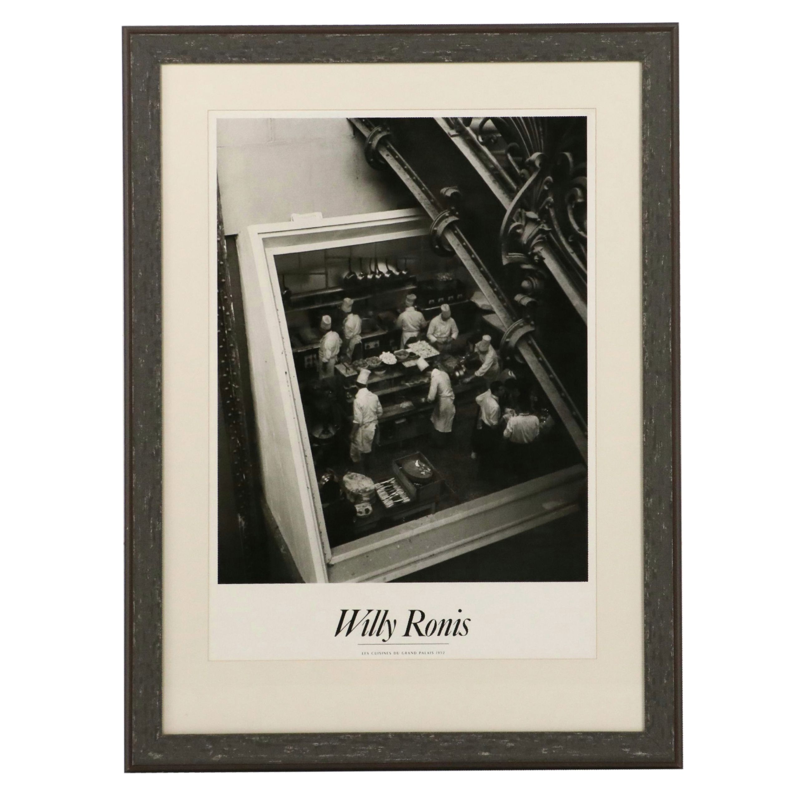 Offset Lithograph After Willy Ronis "Les Cuisines De Grand Palais"