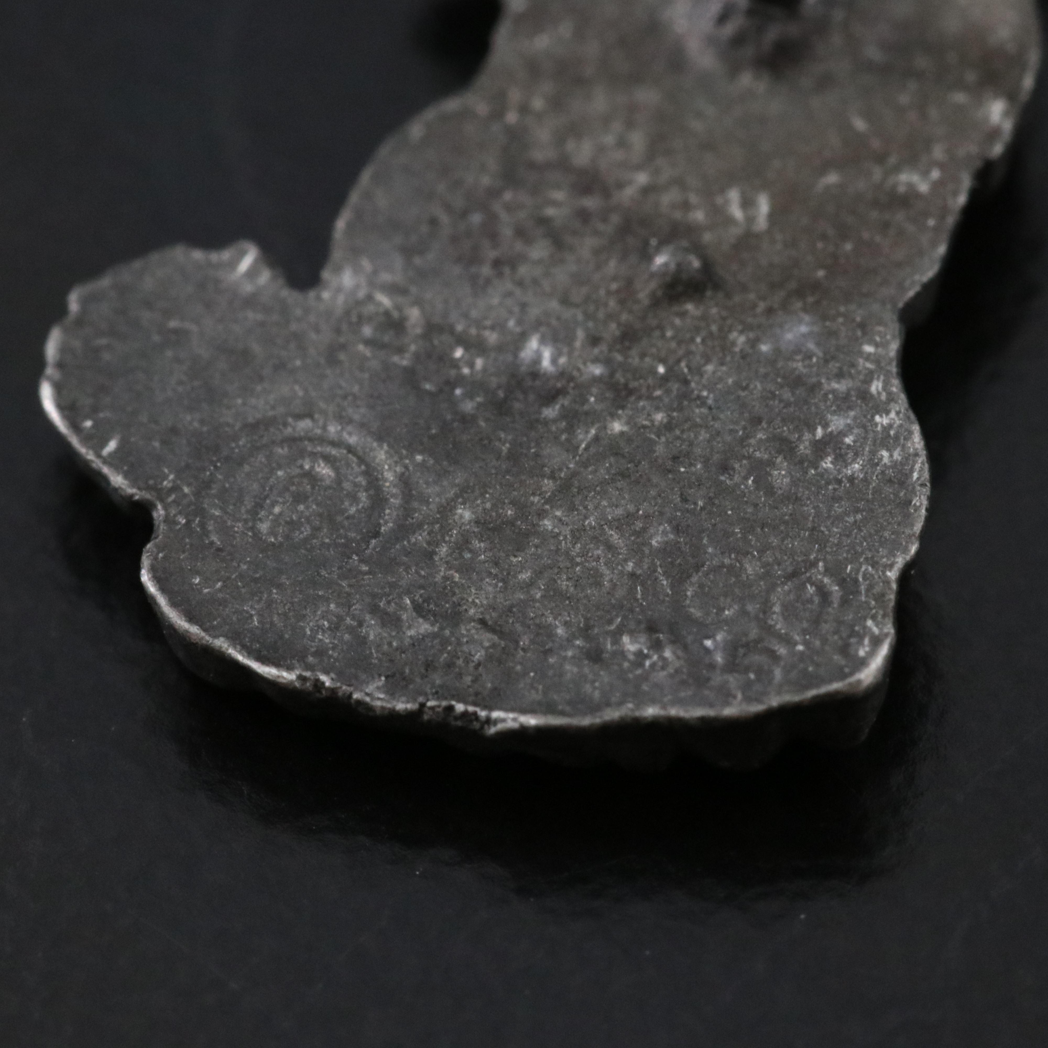 K & S Co. Pewter Statue of Liberty Pin with Rhinestone Accent