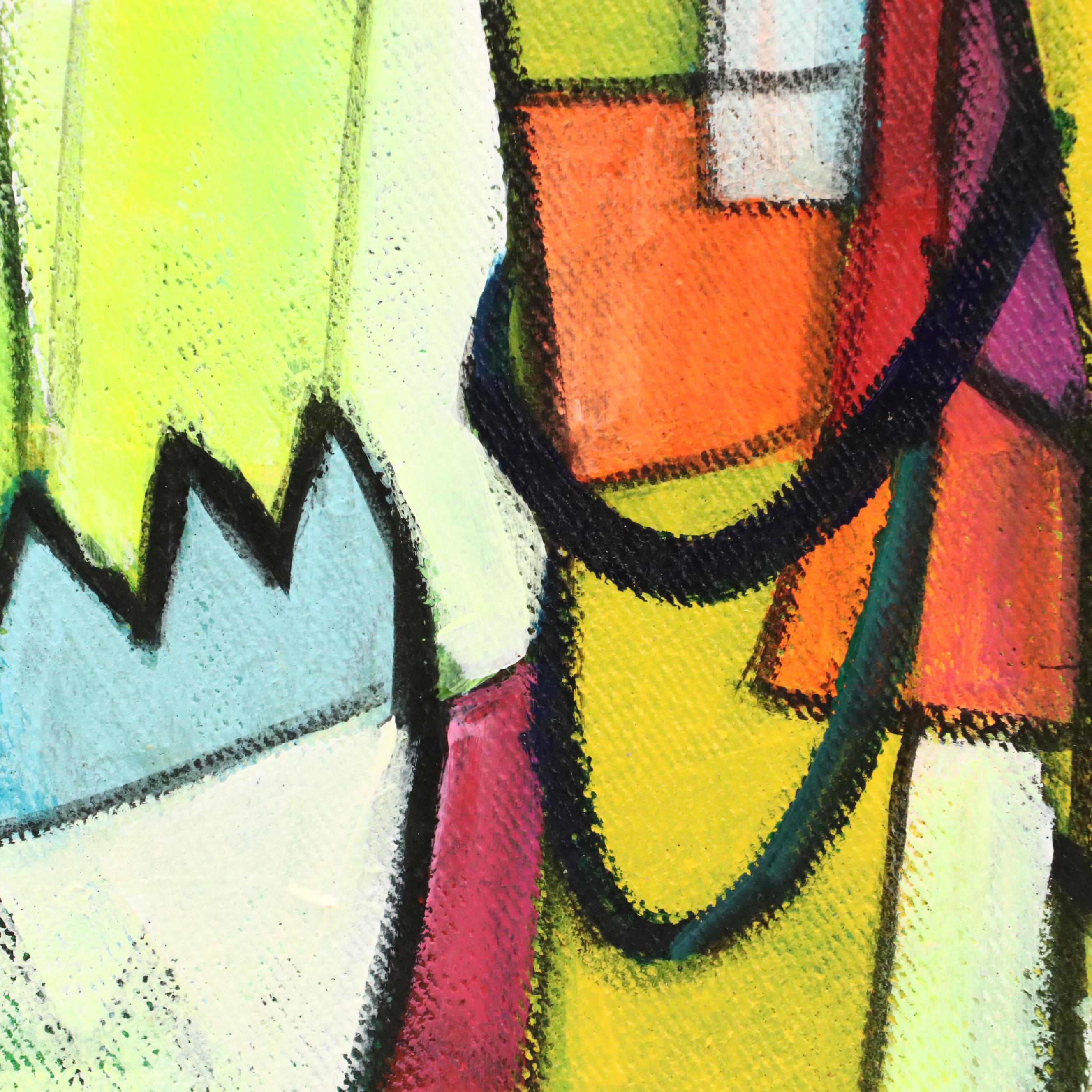 Evuarherhe Ufuoma Acrylic Painting "Beauty I," 2022