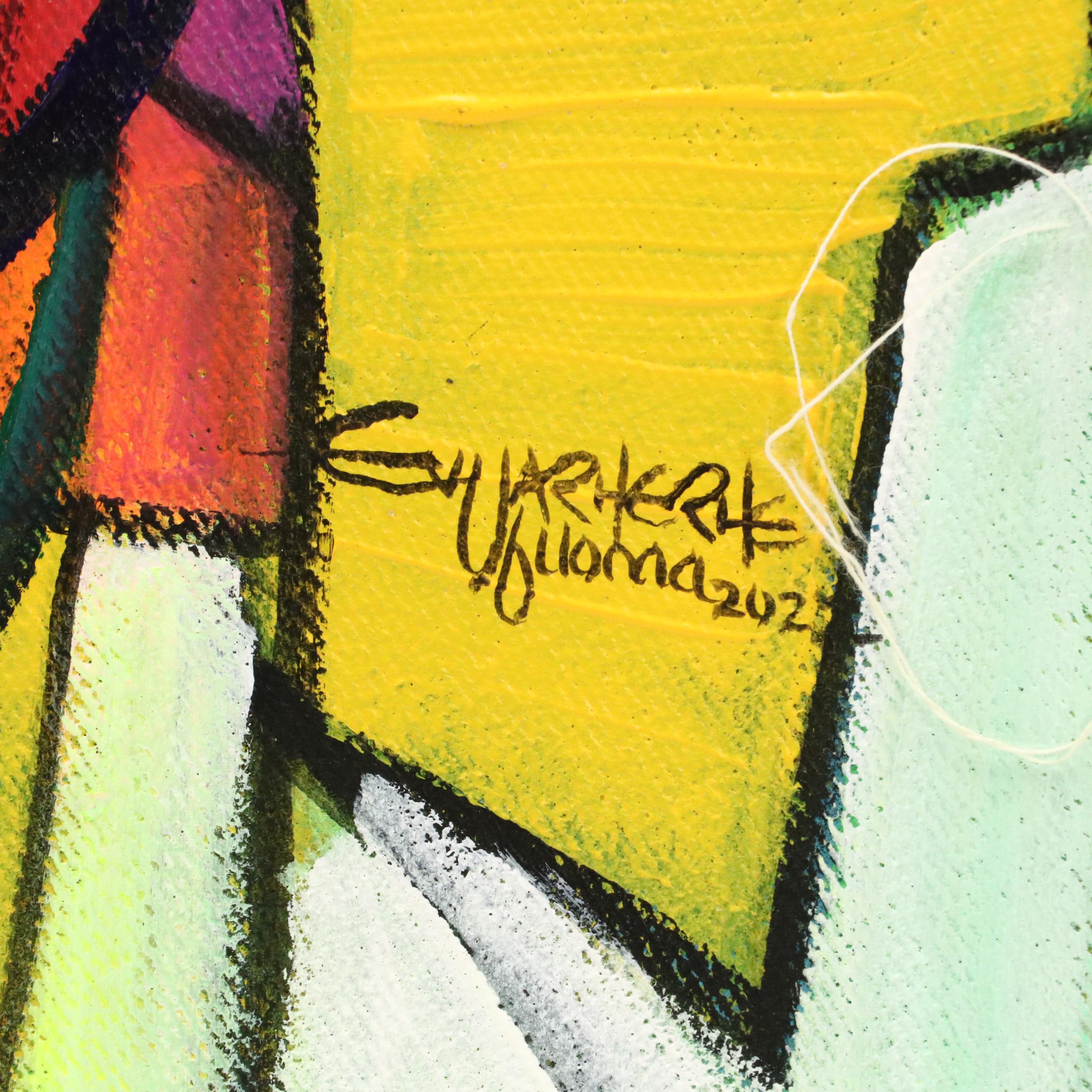 Evuarherhe Ufuoma Acrylic Painting "Beauty I," 2022