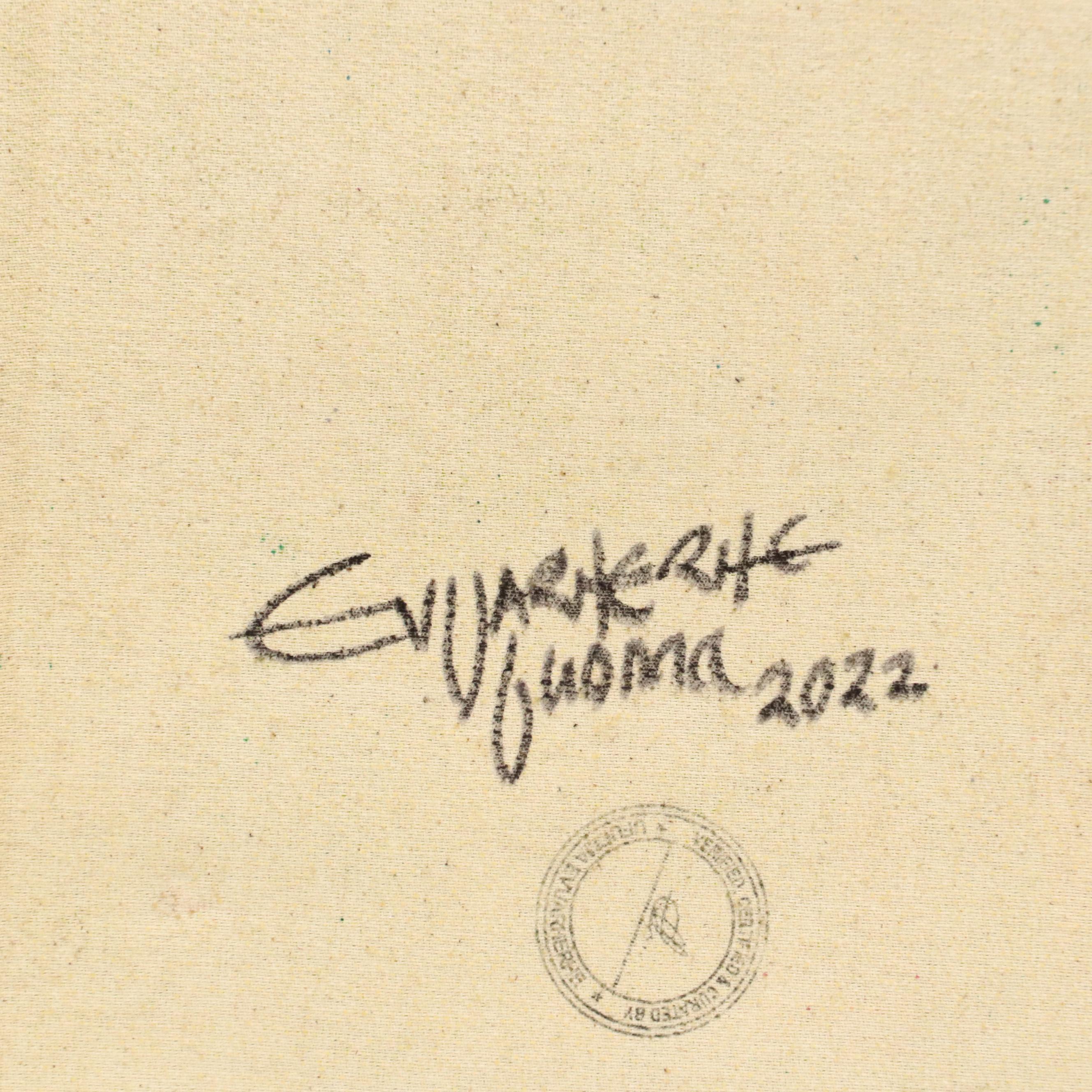 Evuarherhe Ufuoma Acrylic Painting "Beauty I," 2022