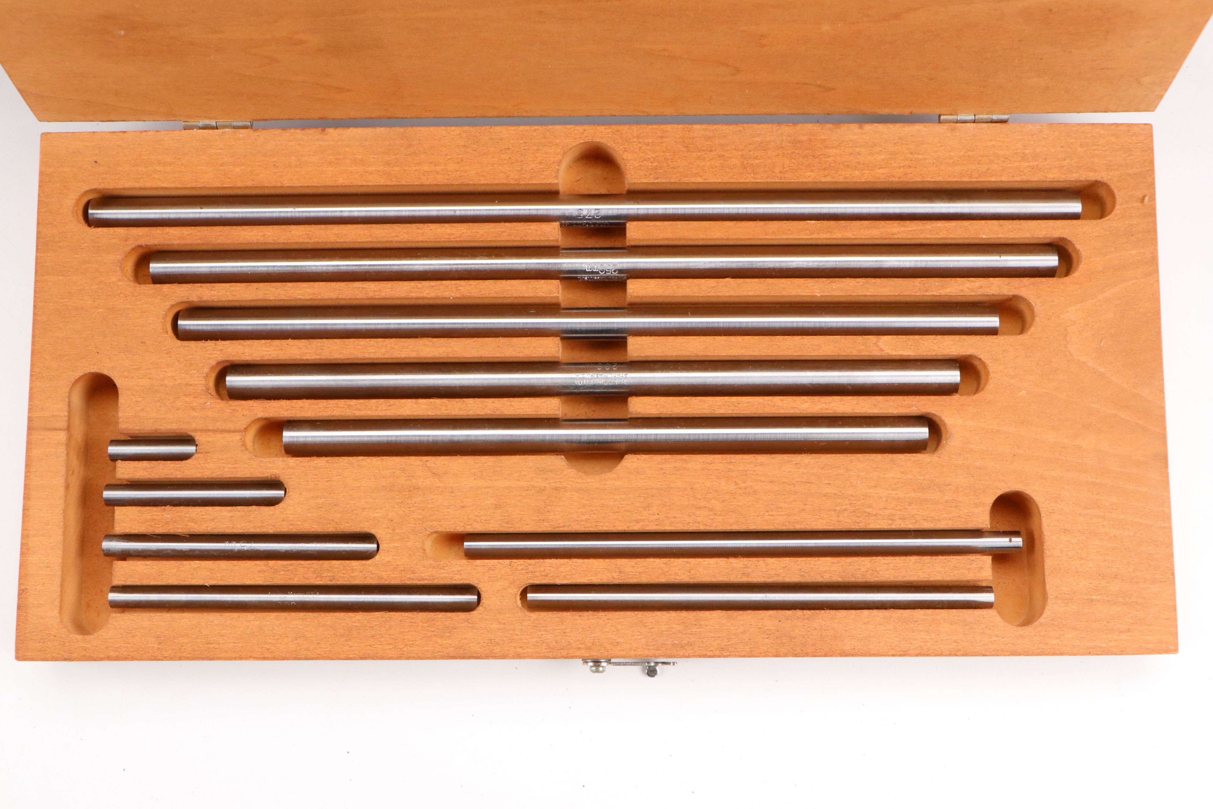 Starrett Outside Micrometers, Wrenches, End Measuring Rods, Storage Cases