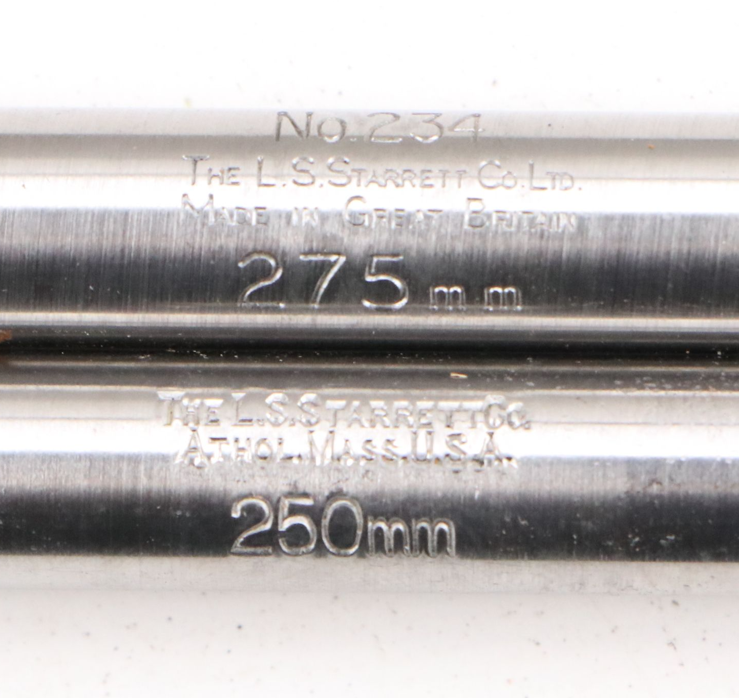 Starrett Outside Micrometers, Wrenches, End Measuring Rods, Storage Cases