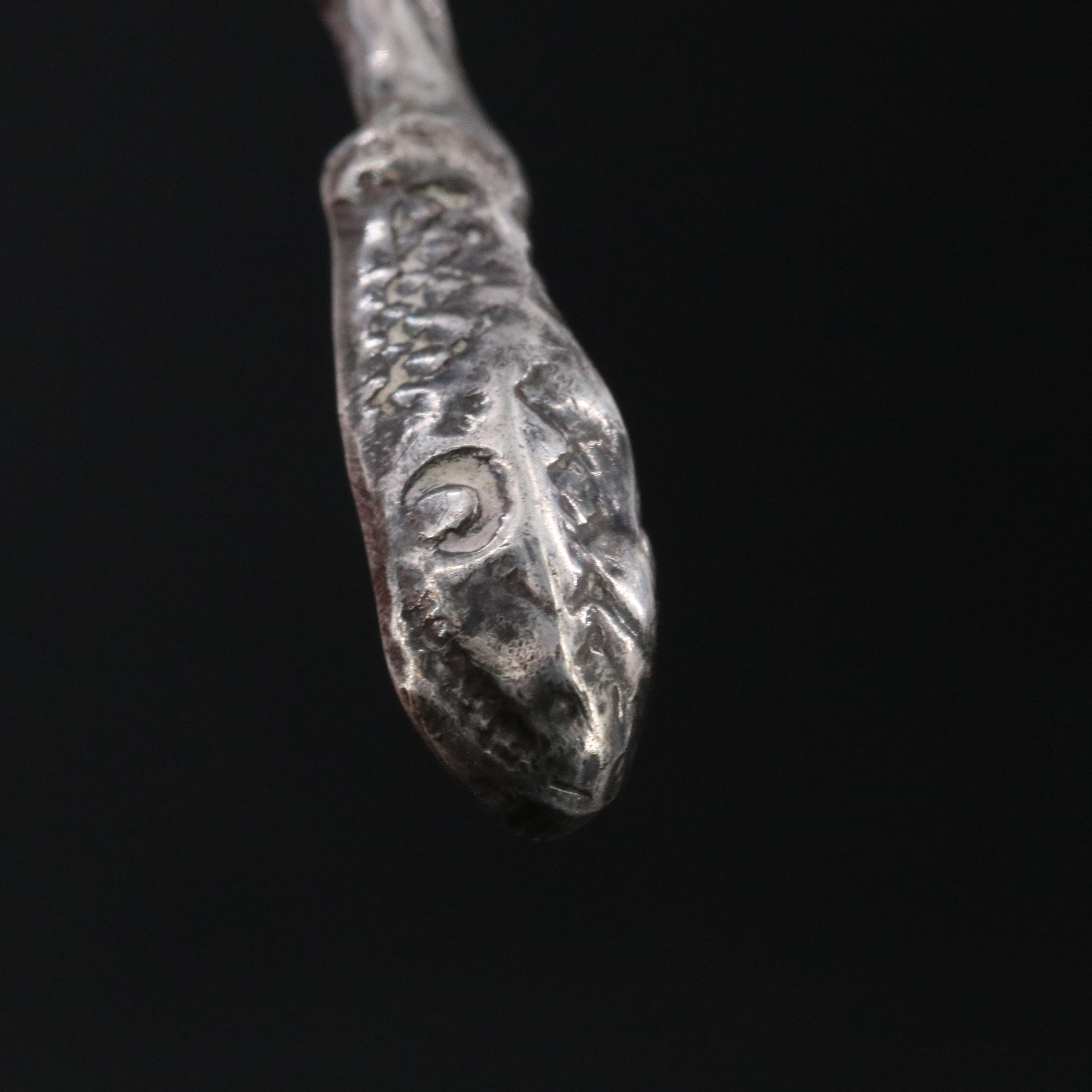 Mexican Sterling Snake Bypass Bracelet