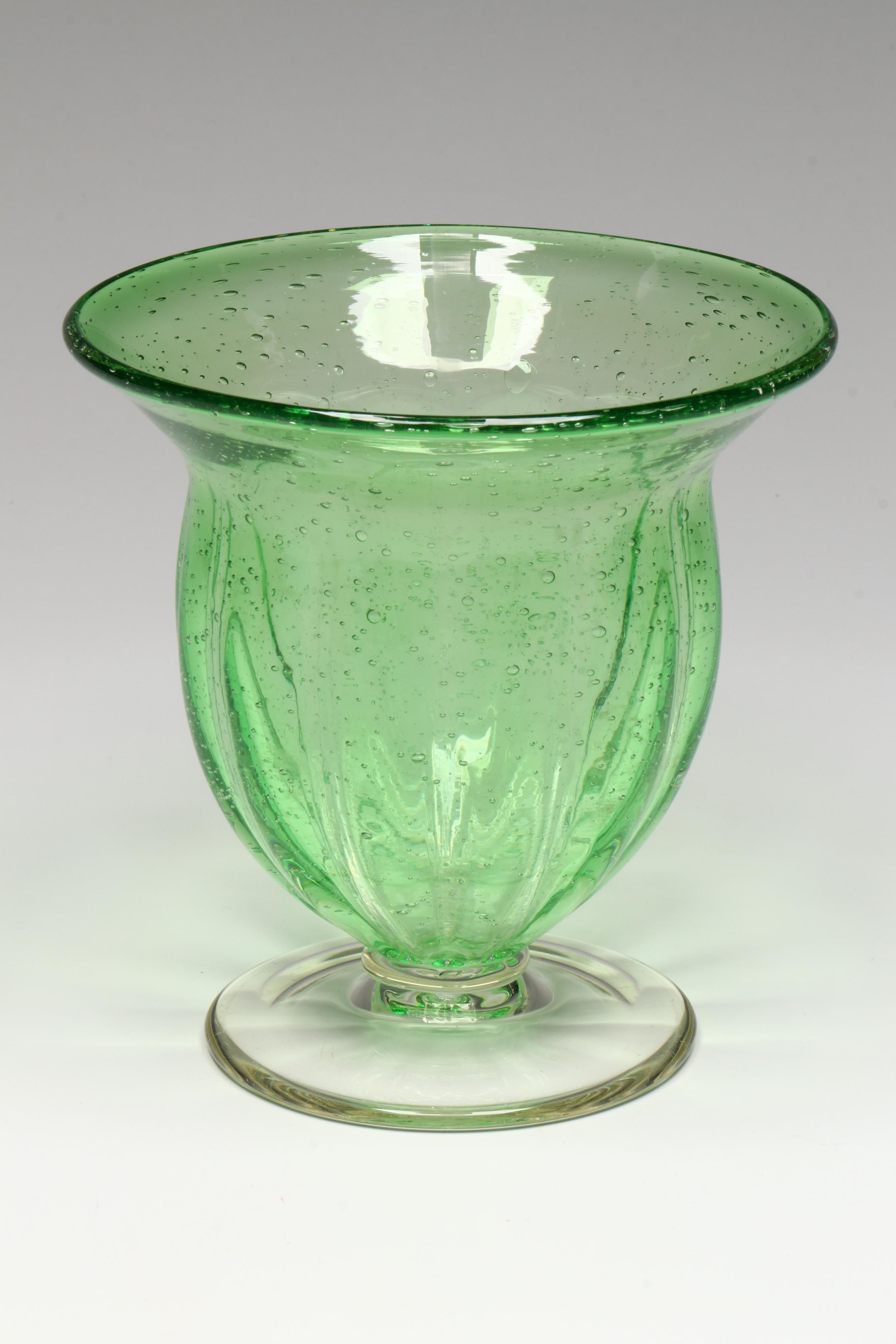 Fenton "Amber Hobnail" Candle Holder with MCM Pitcher and More Colored Glass