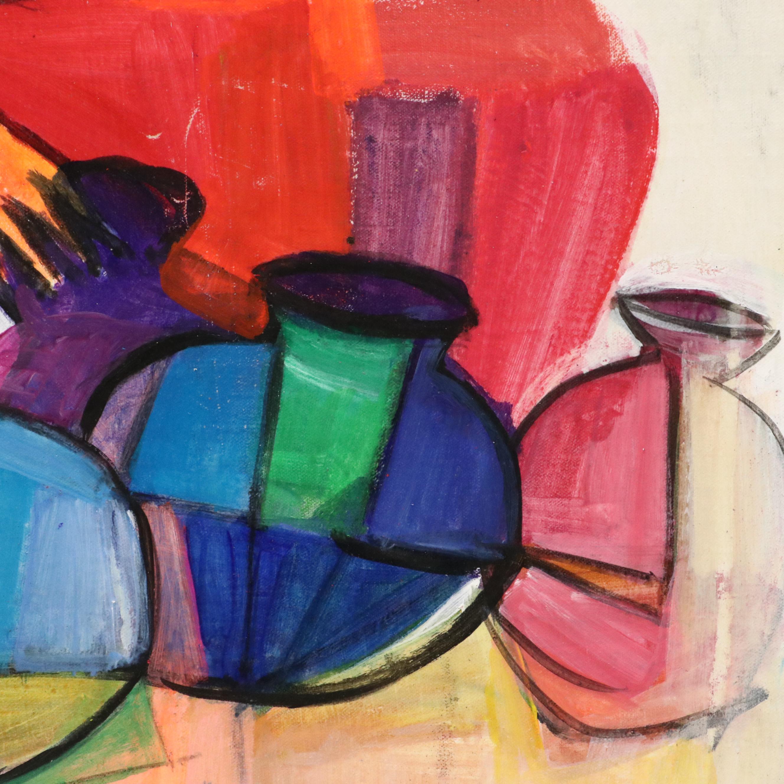 Evuarherhe Ufuoma Acrylic Painting "we are one," 2022