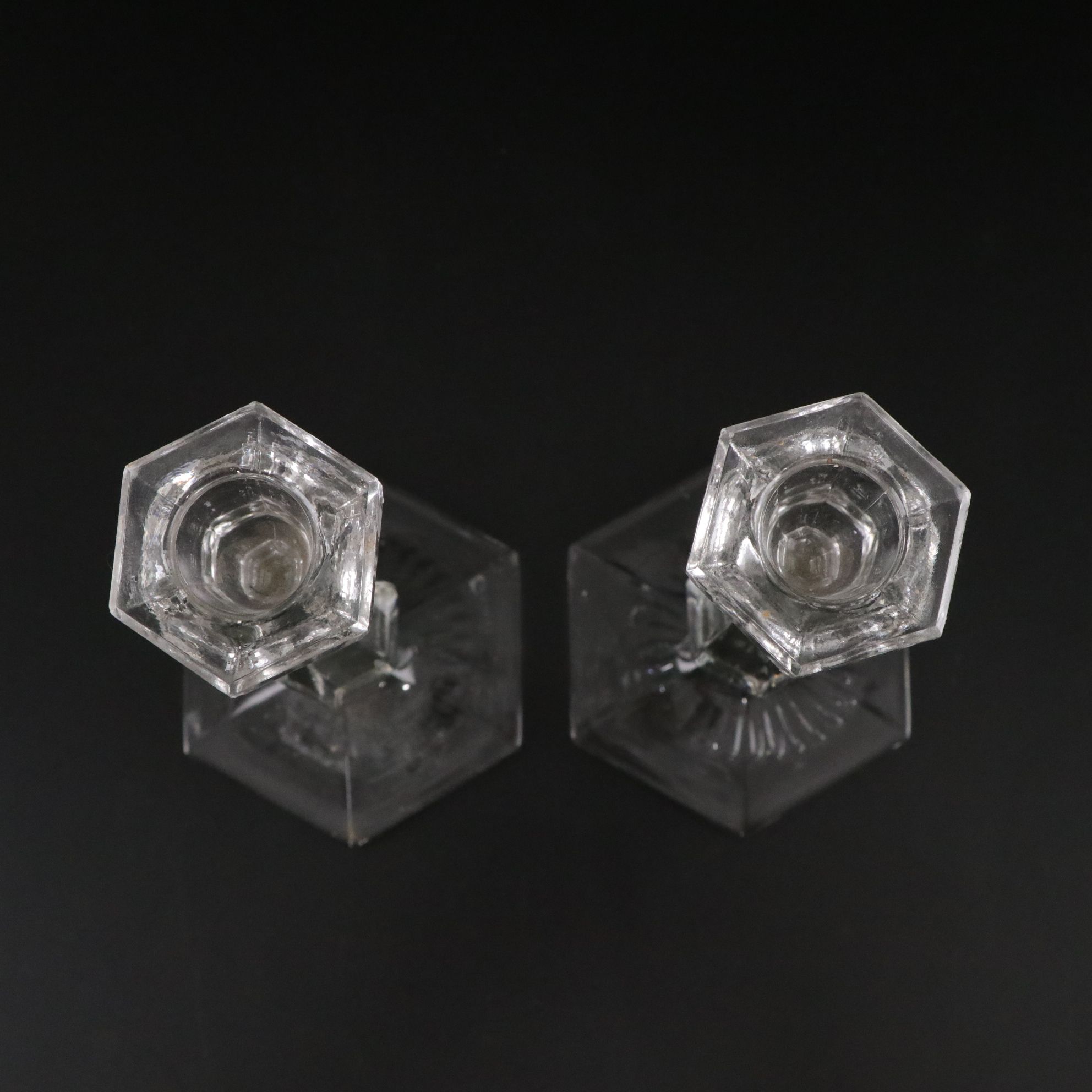 Silver Plate & Glass Napkin Rings, Serving Plate & More