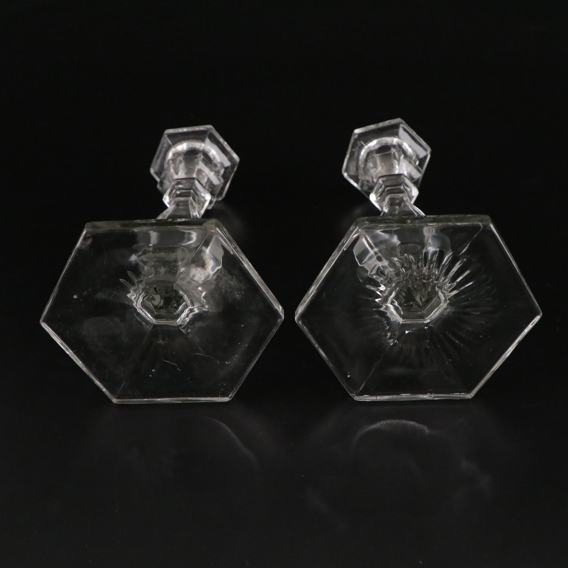 Silver Plate & Glass Napkin Rings, Serving Plate & More