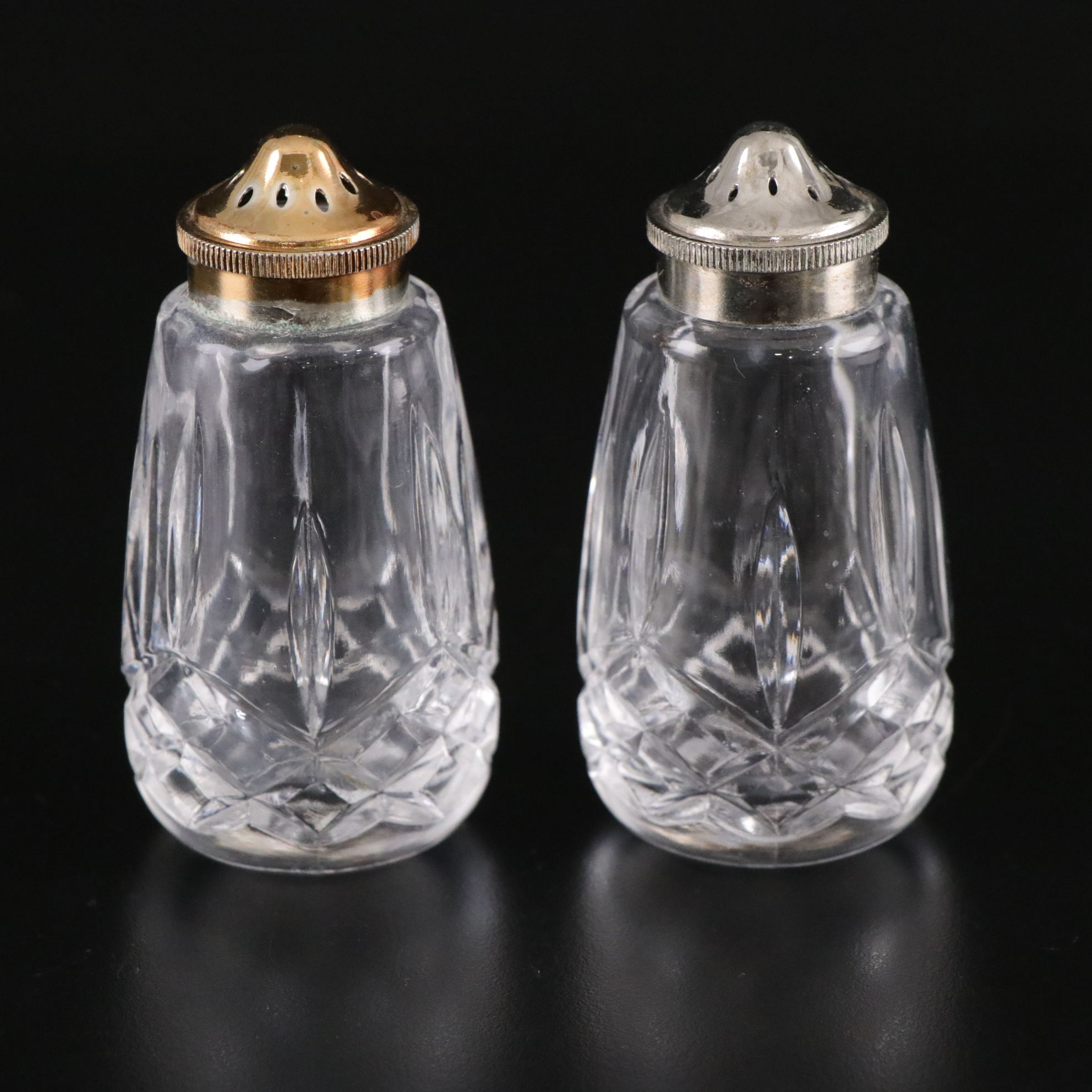 Silver Plate & Glass Napkin Rings, Serving Plate & More