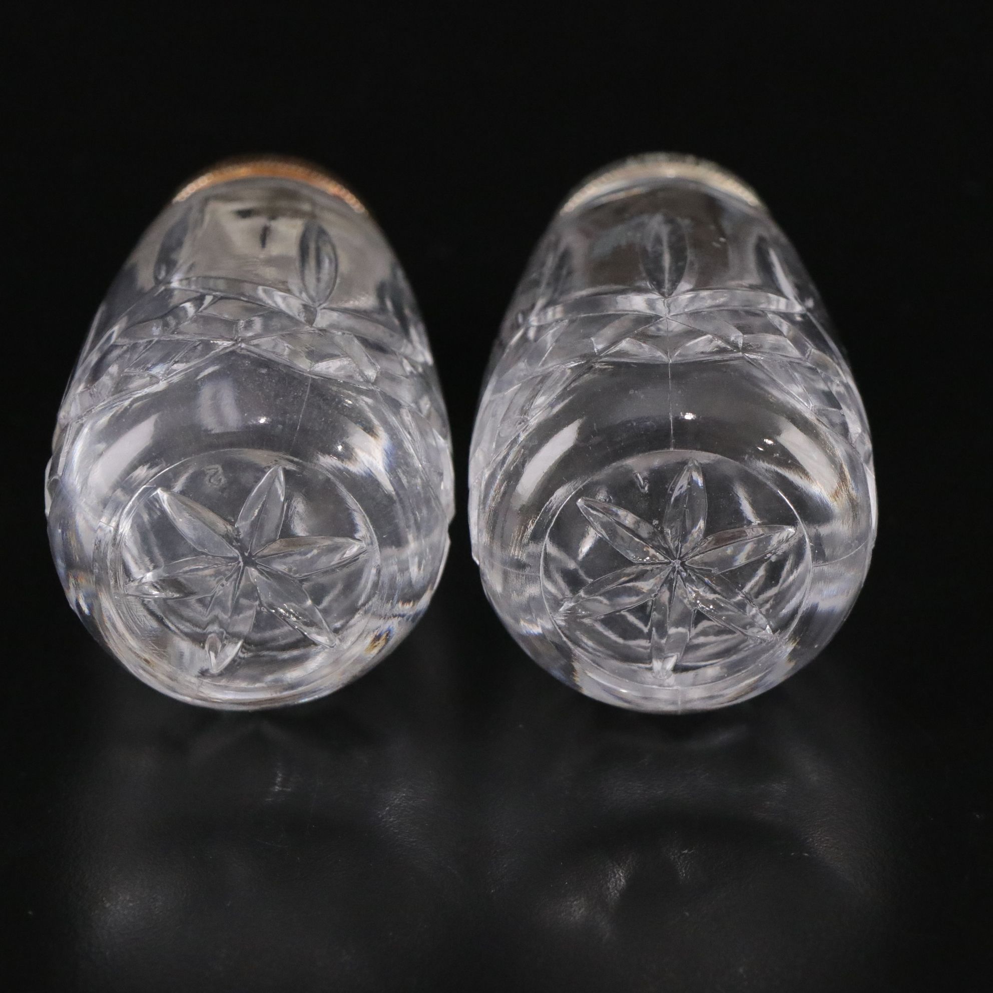 Silver Plate & Glass Napkin Rings, Serving Plate & More