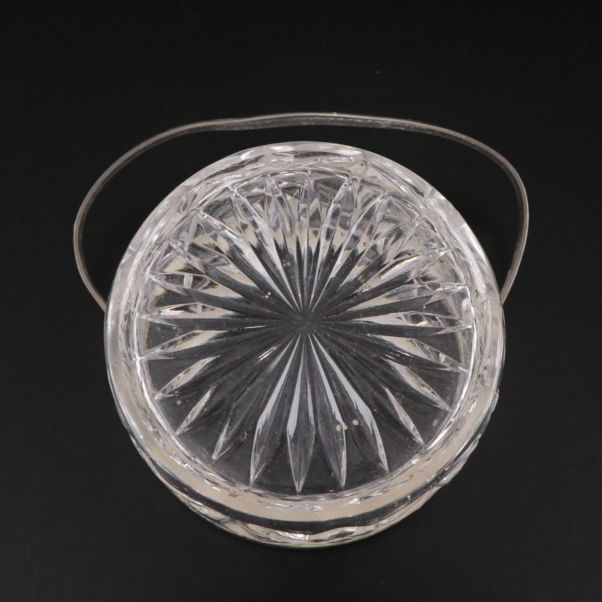 Silver Plate & Glass Napkin Rings, Serving Plate & More