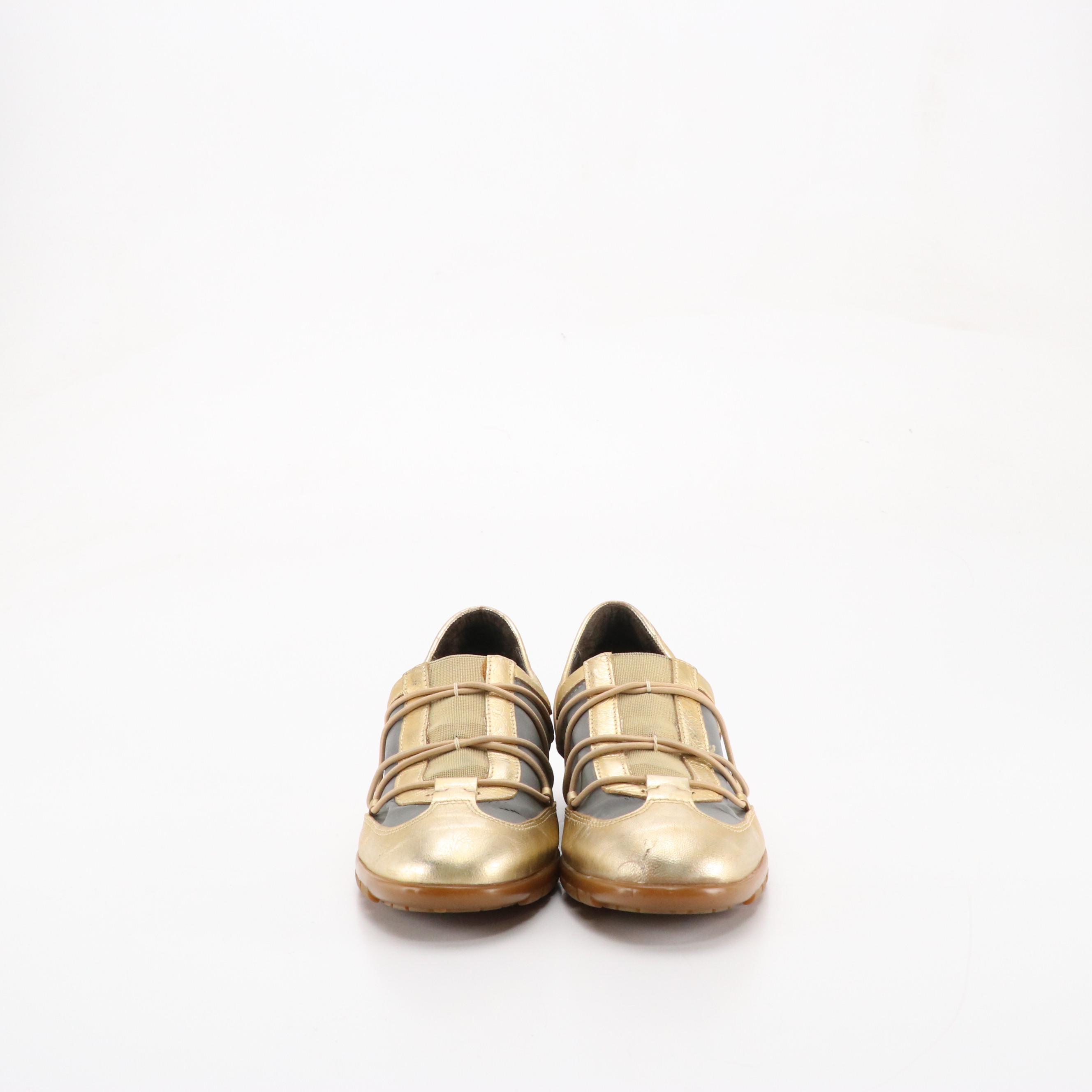 Donald J Pliner Sport Travel Slip On Shoes with Metallic Leather Trim