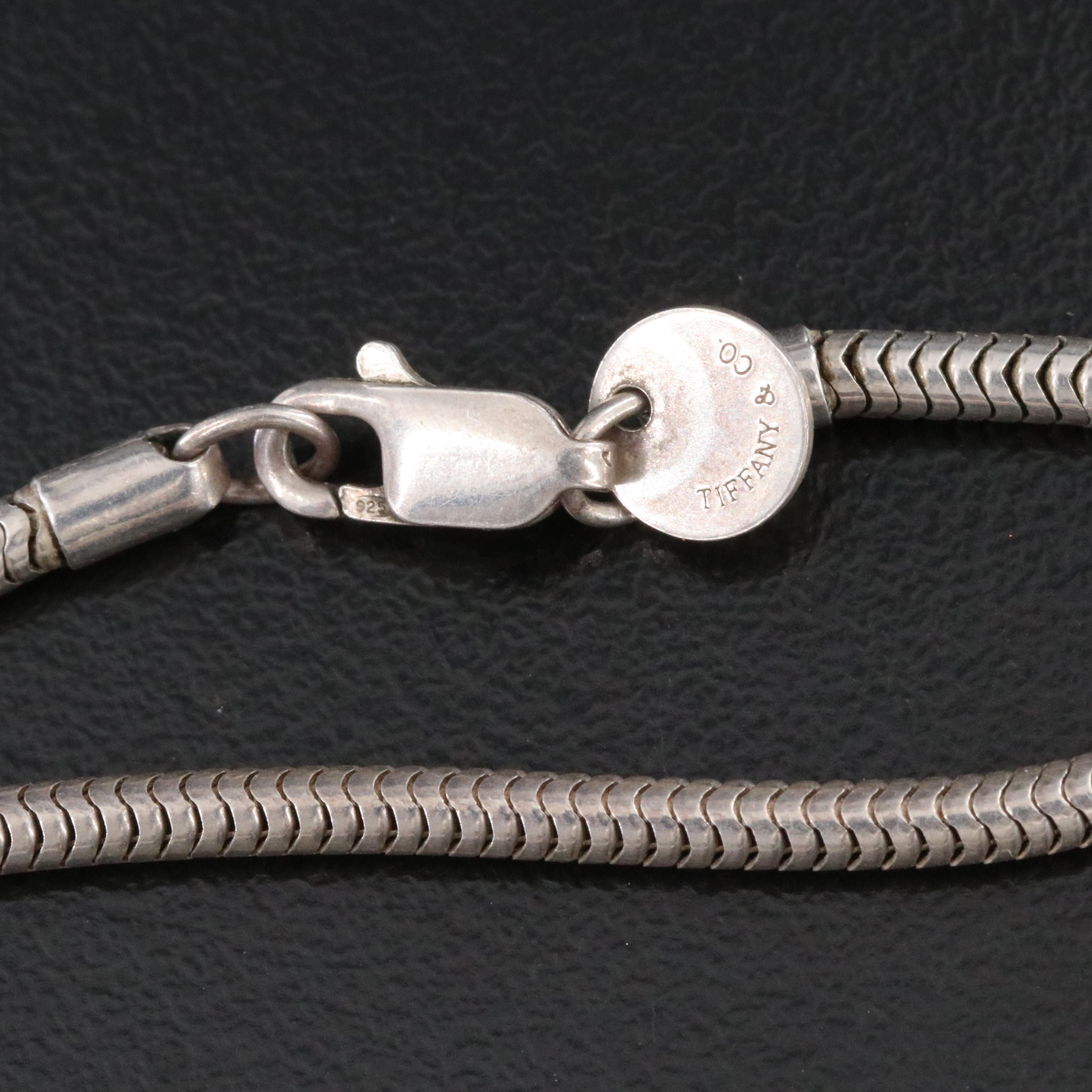 Tiffany & Co. Sterling Snake Chain Necklace