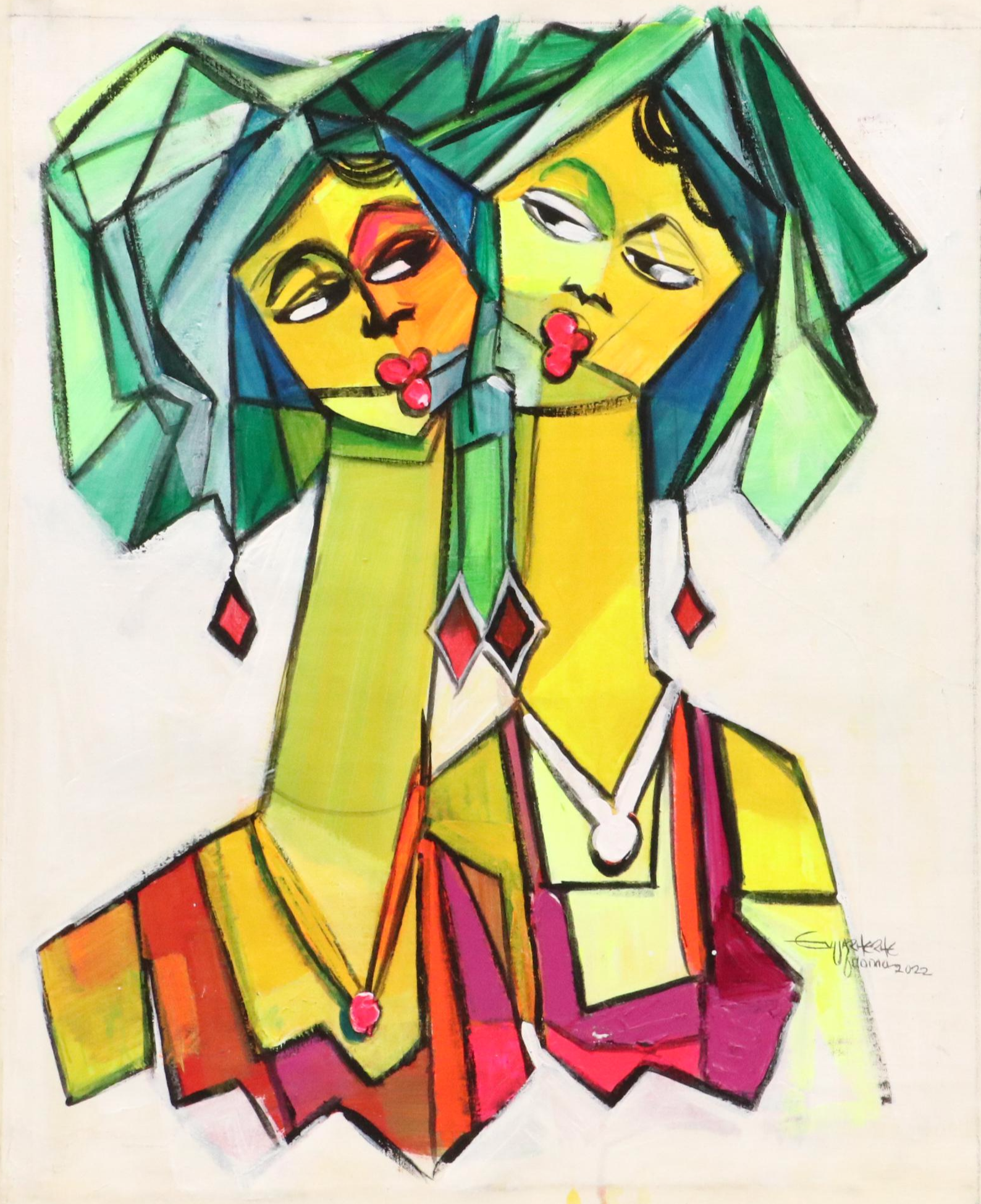 Evuarherhe Ufuoma Acrylic Painting "Pride," 2022