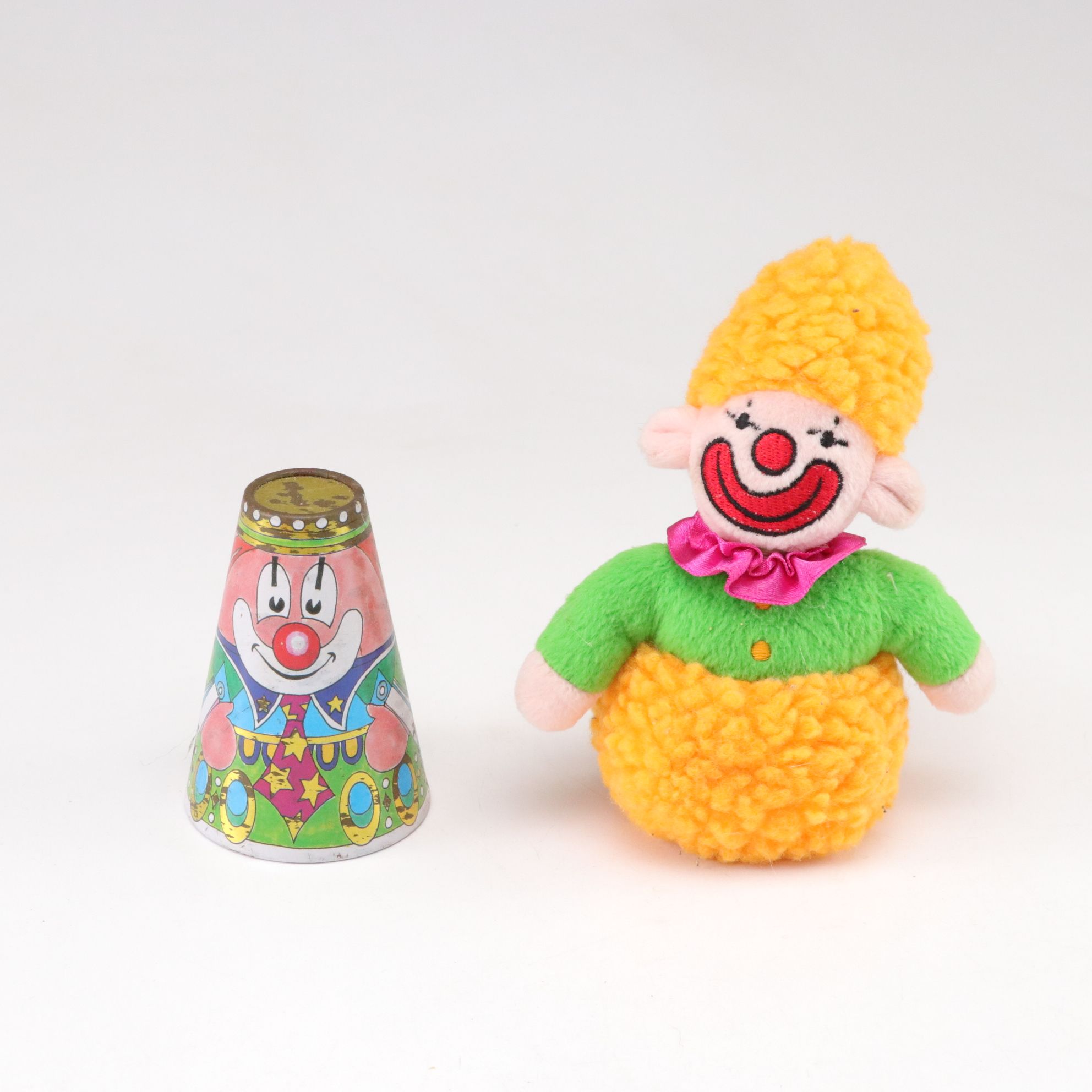 "Russ Chuckles" with Swinging Clown and Clown Dolls, Masks and More