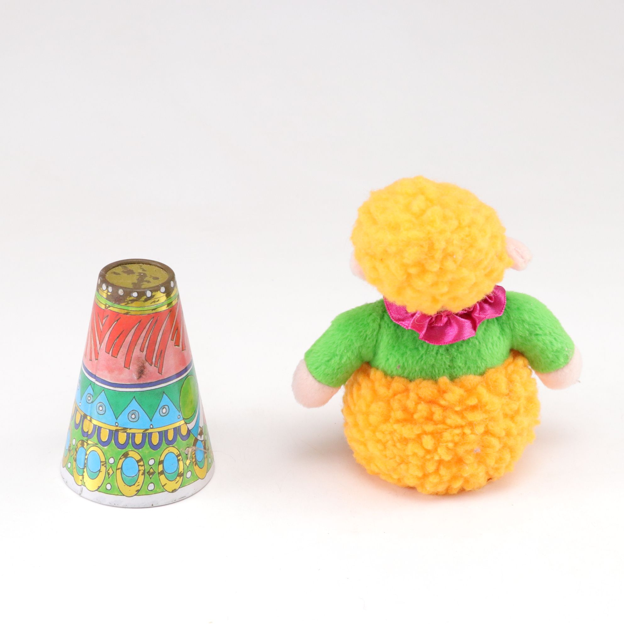 "Russ Chuckles" with Swinging Clown and Clown Dolls, Masks and More