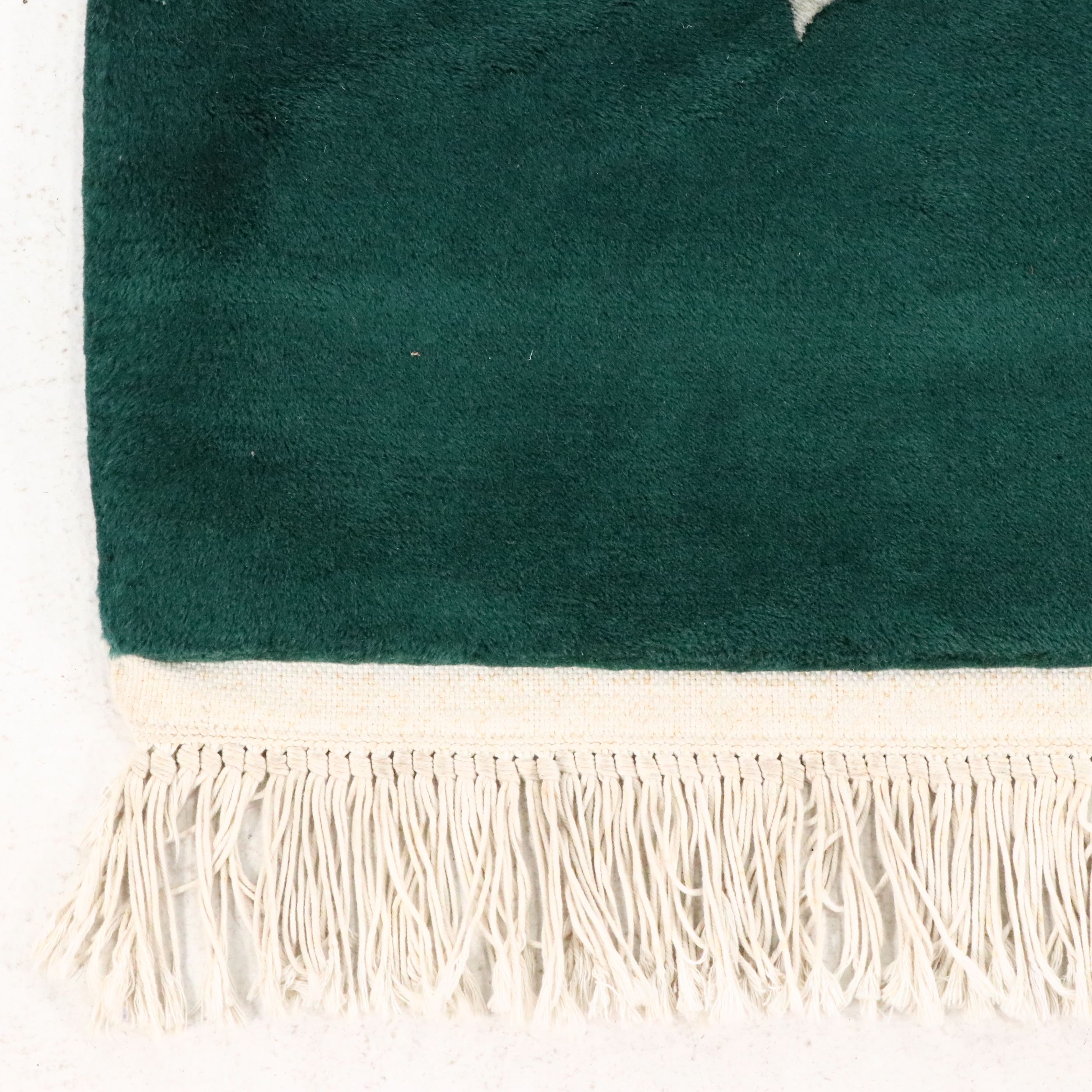 5'11 x 9'9 Hand-Knotted Pagoda Chinese Art Nichols Style Contemporary Area Rug