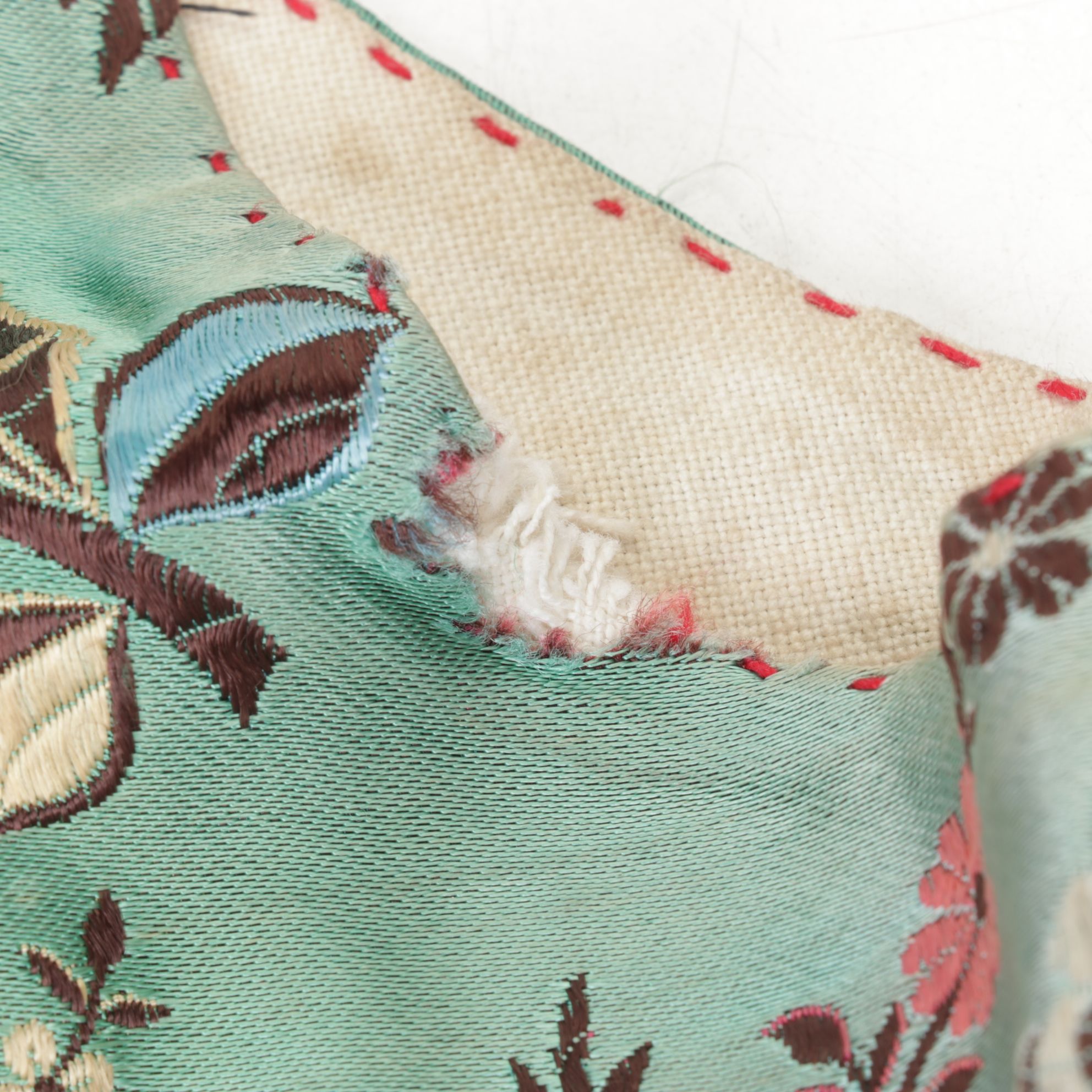 Handmade Folk Style Jacquard and Bead Embellished Vests, Mid-Late 20th C.