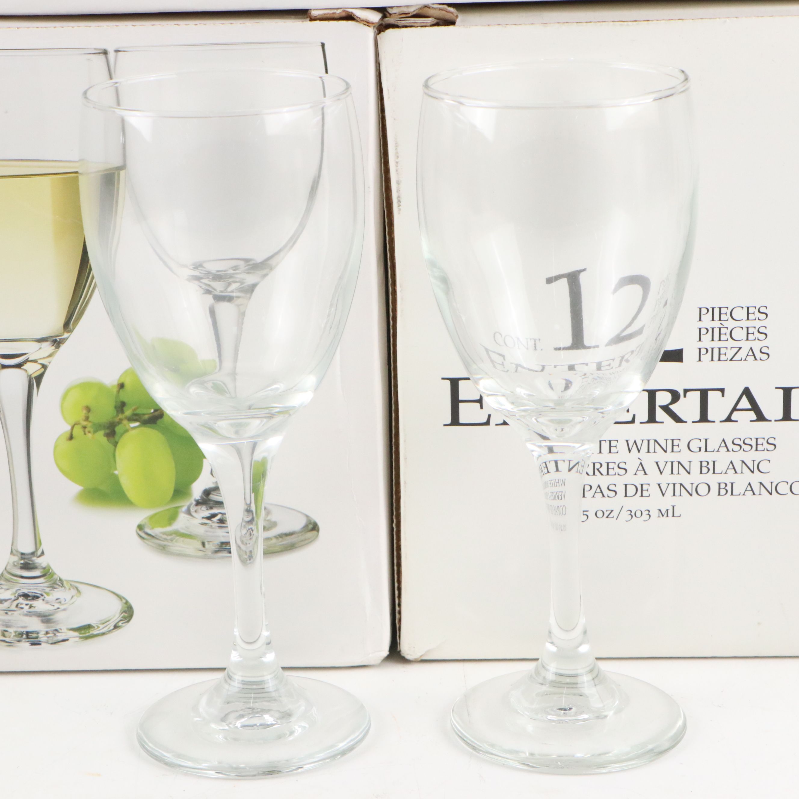 Libbey Glass White Wine Glasses