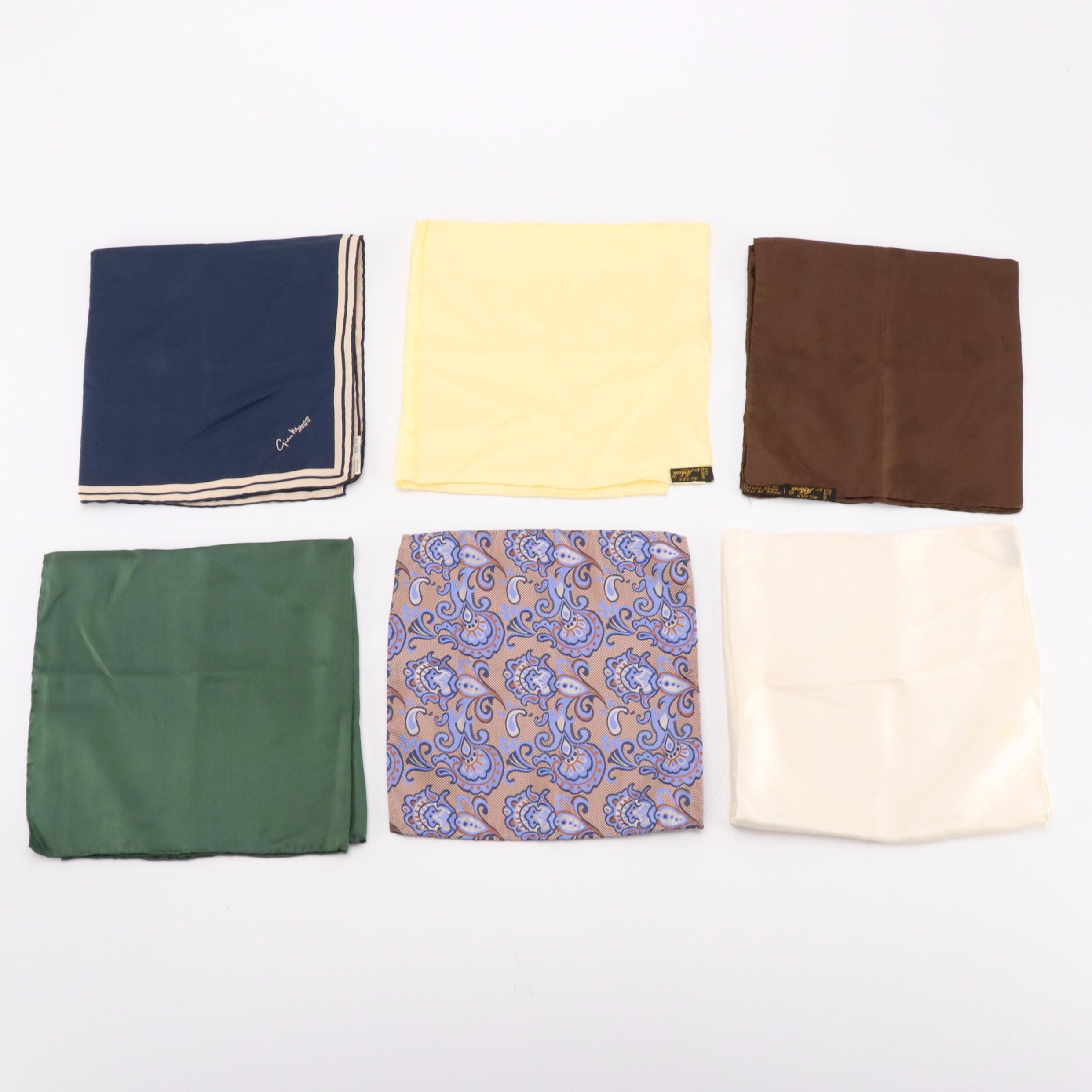 Christian Dior, Lanvin, and More Handkerchiefs and Pocket Squares