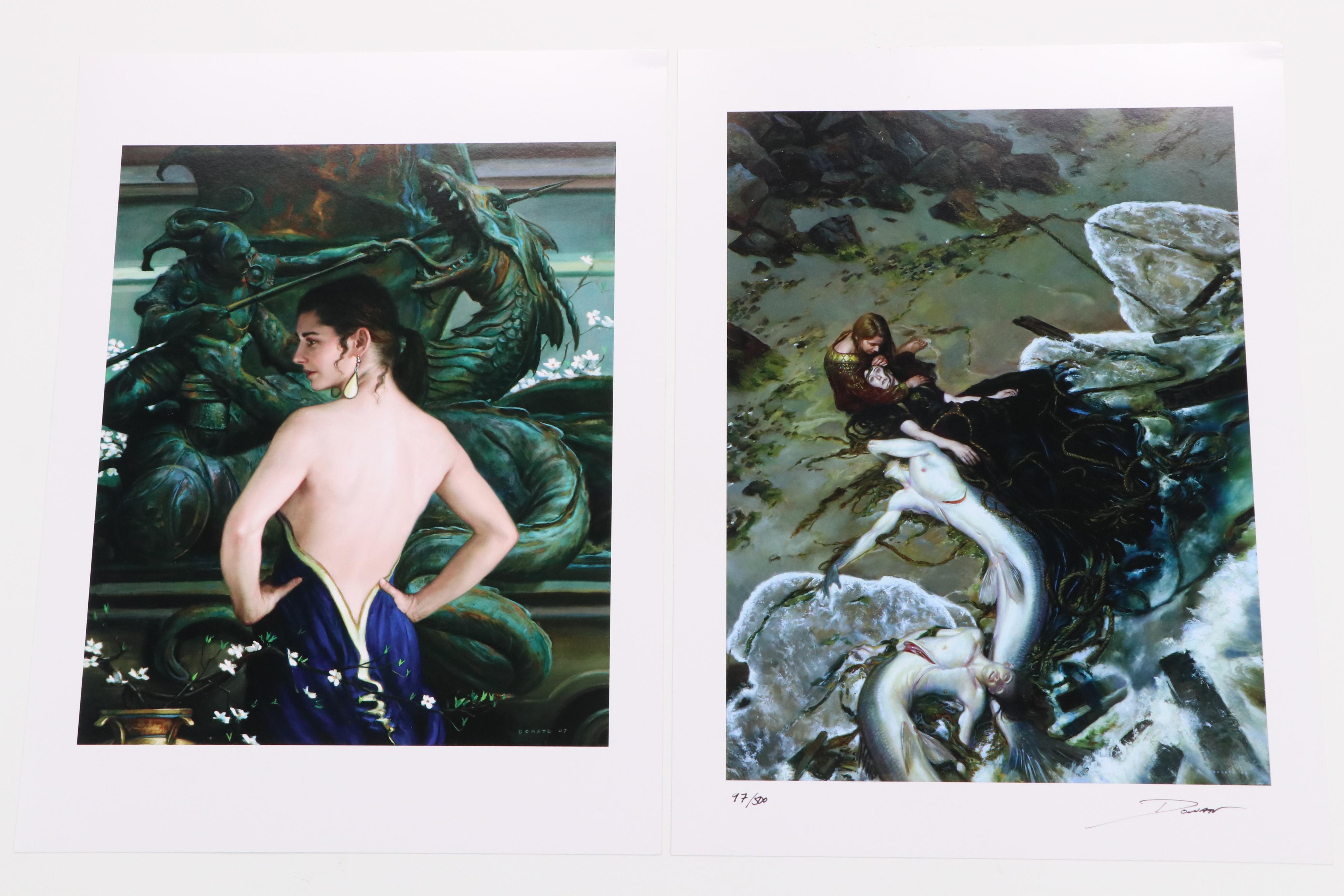 Donato Giancola Offset Lithographic Portfolio "Legend," Circa 2008