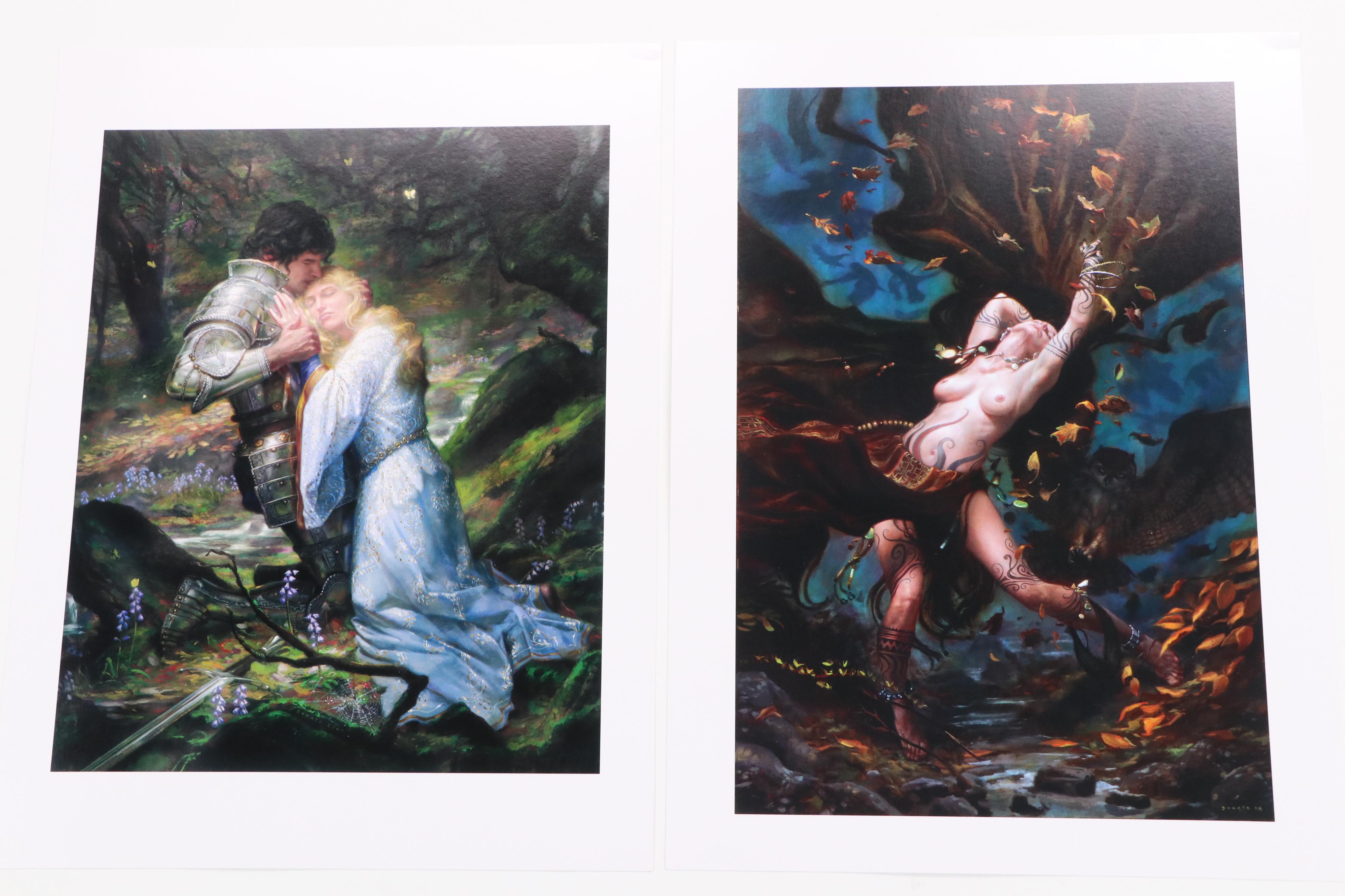 Donato Giancola Offset Lithographic Portfolio "Legend," Circa 2008