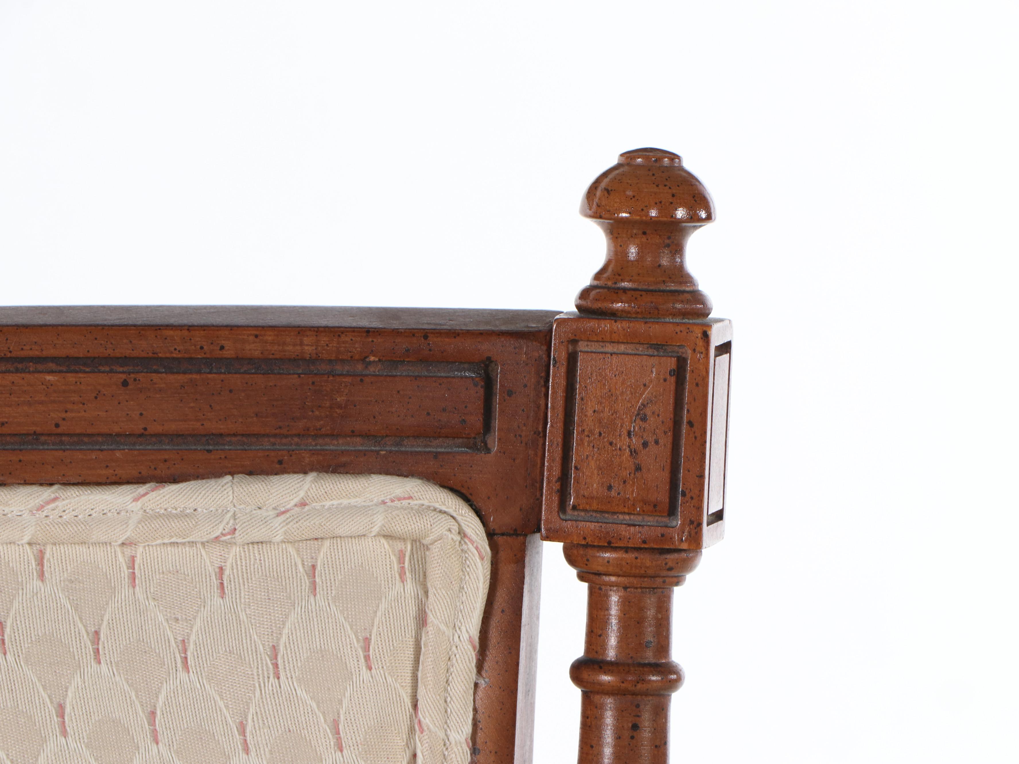 Louis XV Style Walnut Armchair, Mid to Late 20th Century