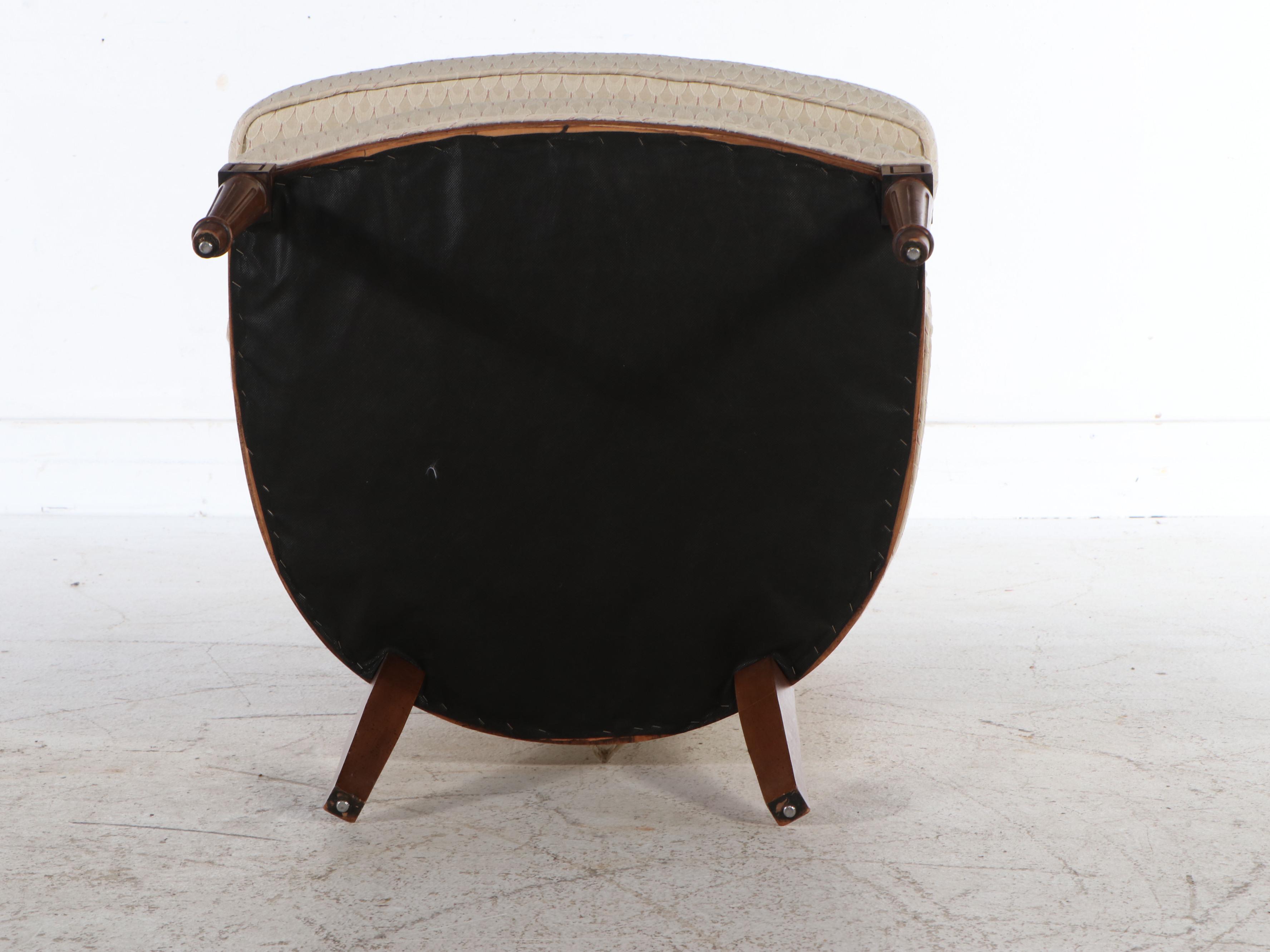 Louis XV Style Walnut Armchair, Mid to Late 20th Century