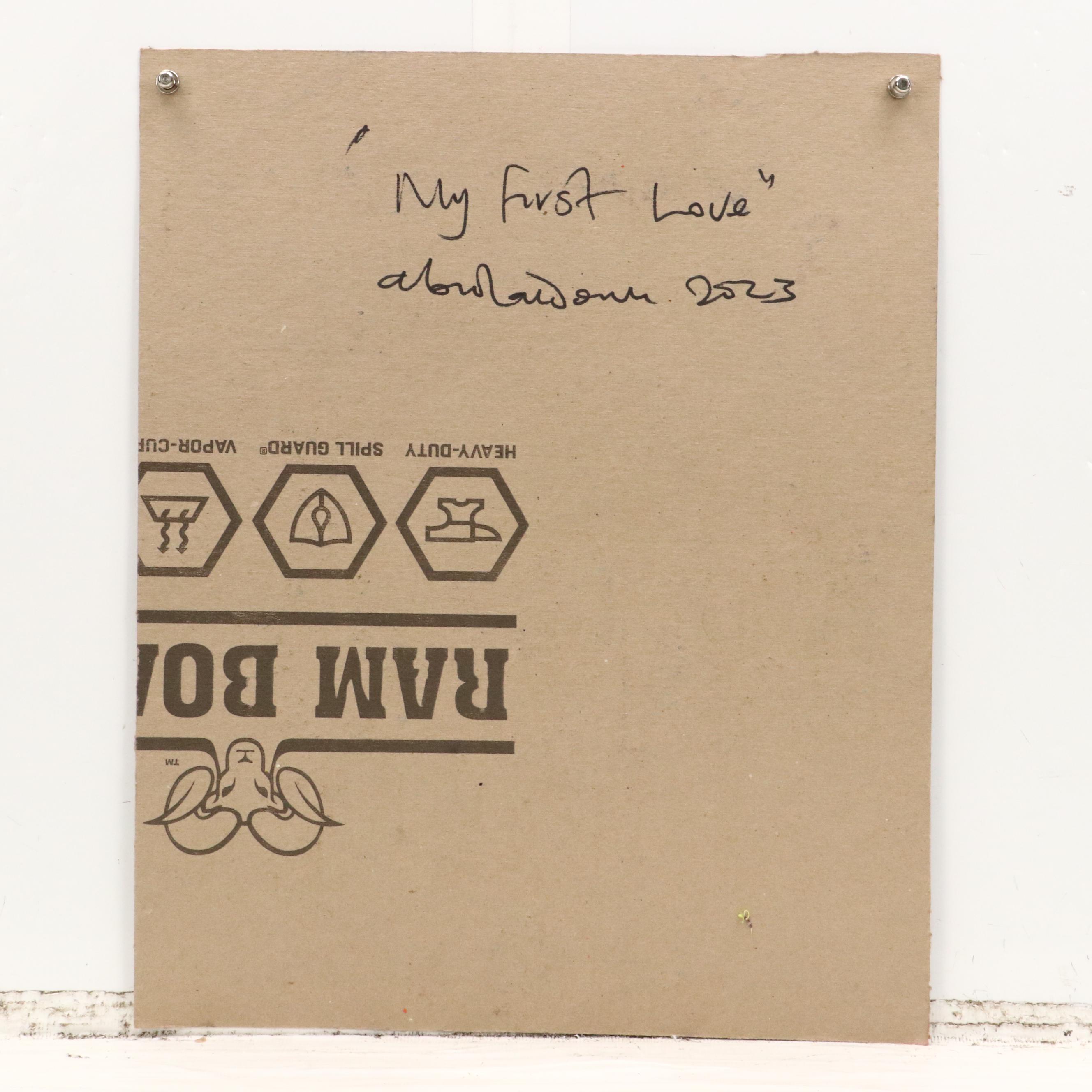 Abiola Idowu Stylized Drawing "My first Love," 2023