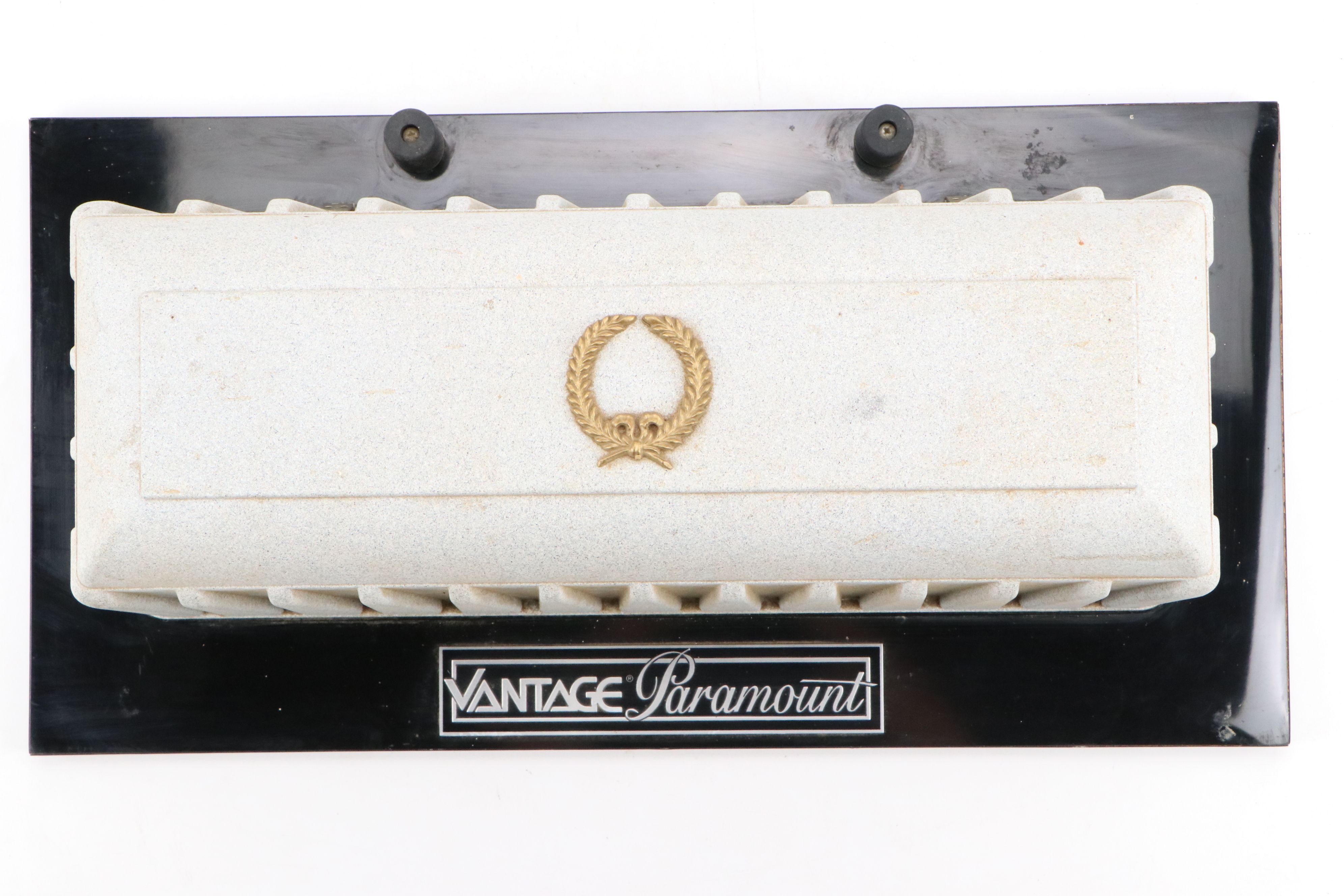 Vantage Company "Paramount" Salesman Sample Burial Vault