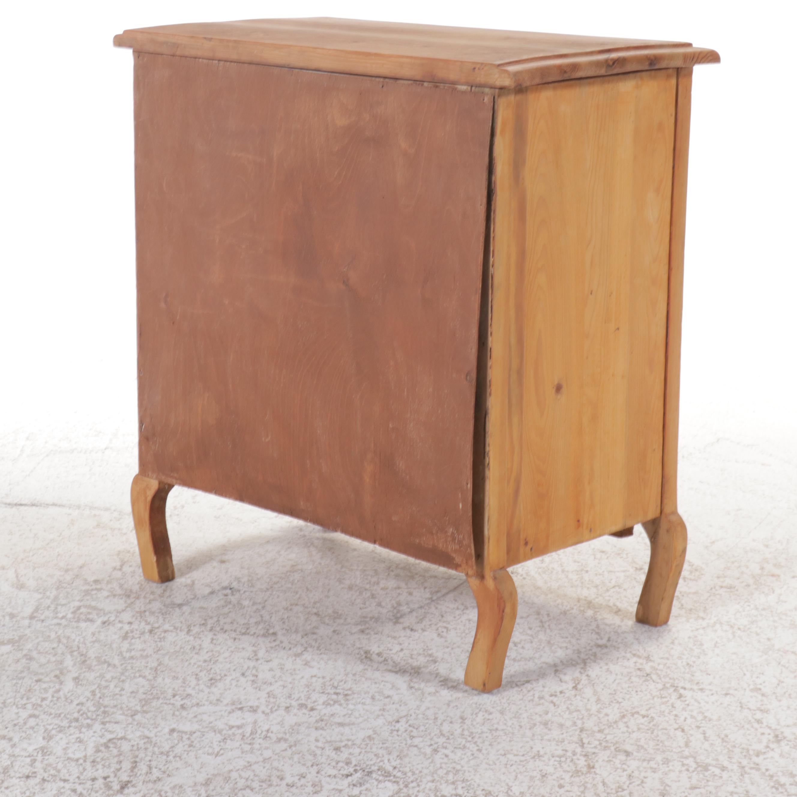Continental European Style Pine Chest of Drawers