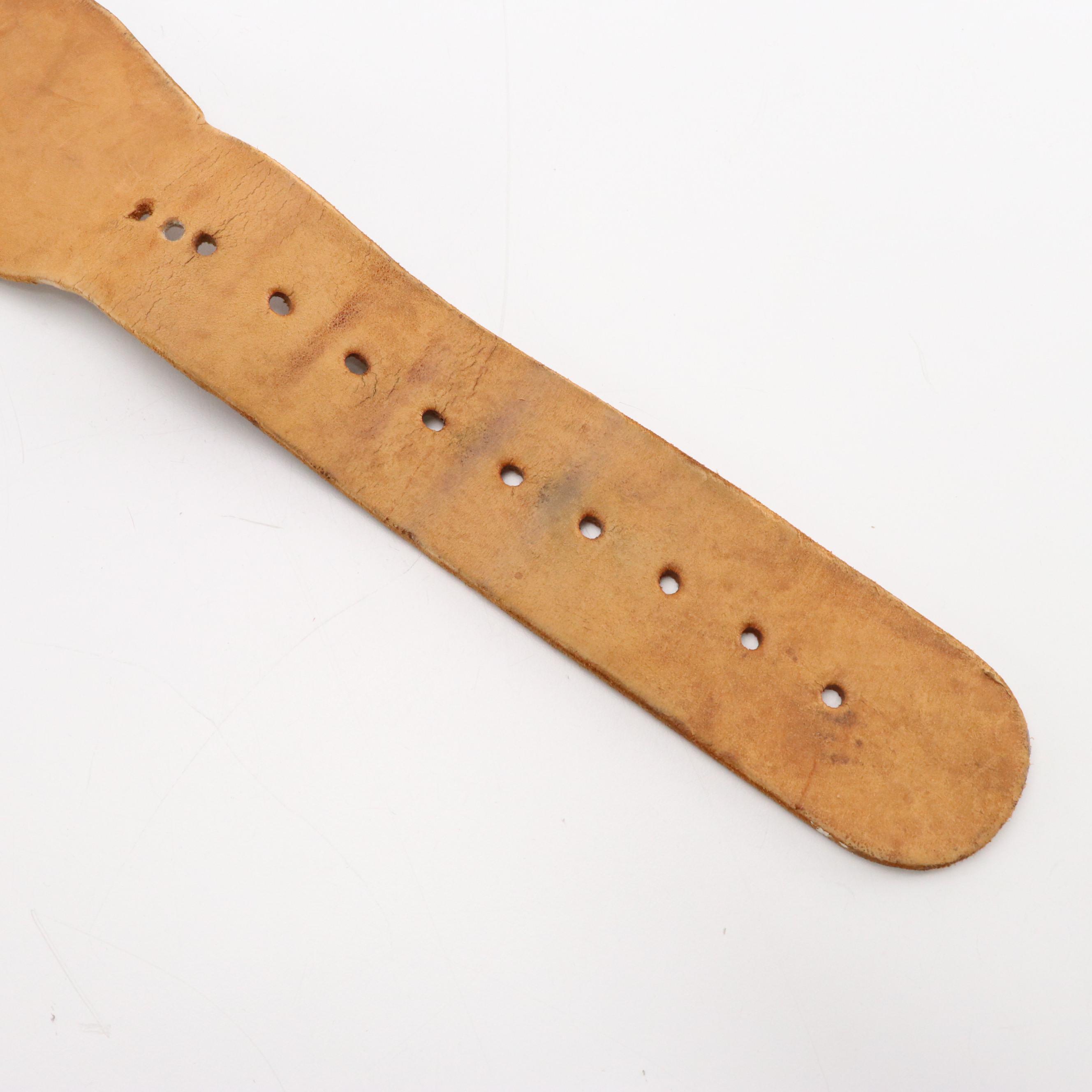 Powerlifting Belt in Vachetta Leather