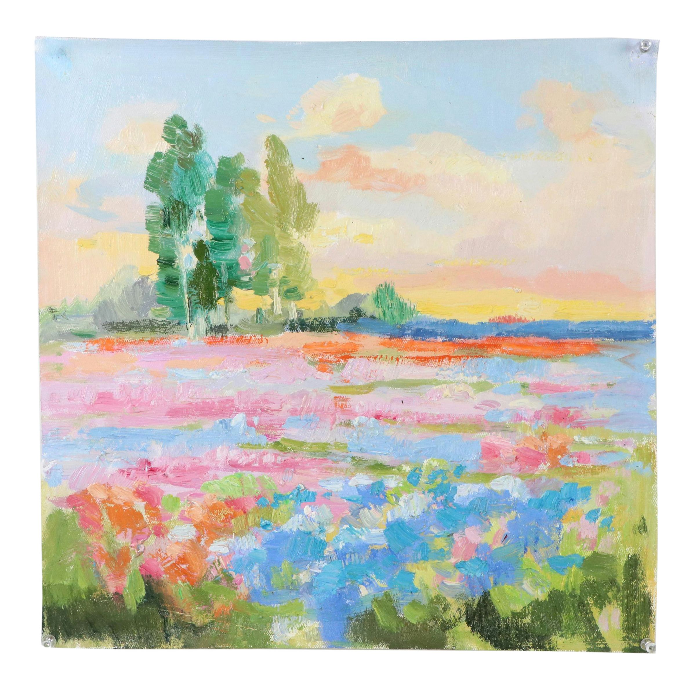 Landscape Oil Painting, 21st Century