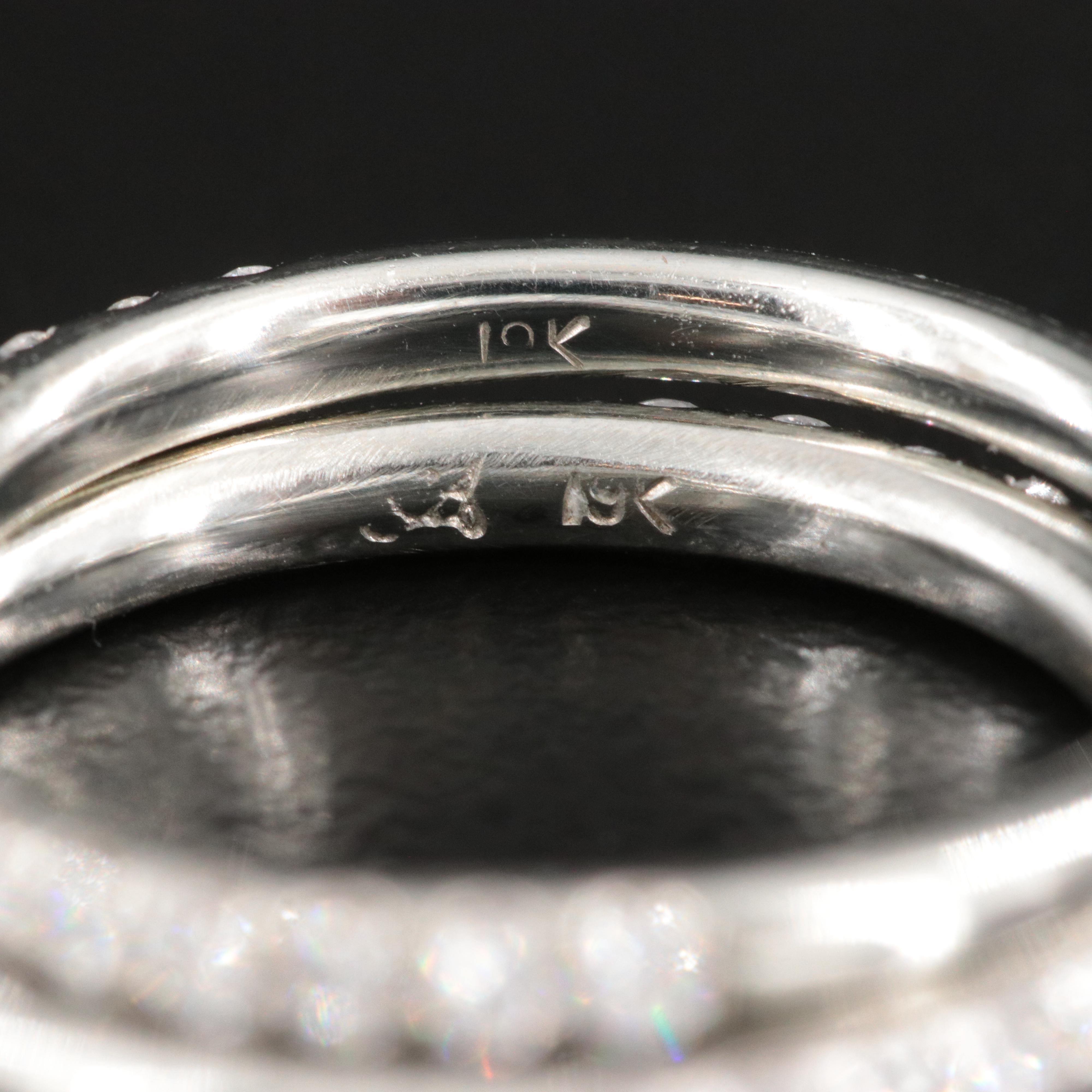 18K 0.78 CTW Diamond Bands