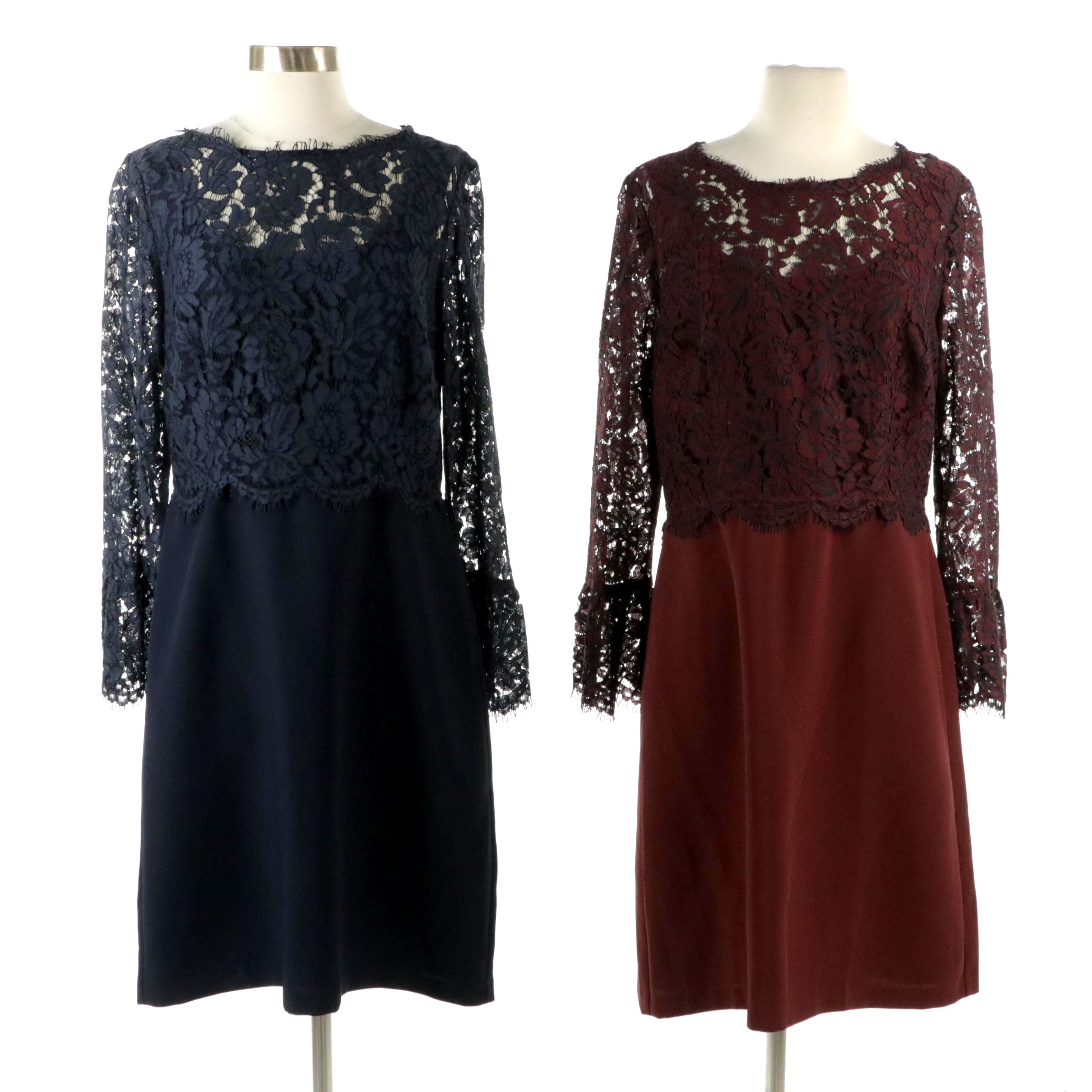 RSVP by Talbots Bell Sleeve Lace Cocktail Dresses