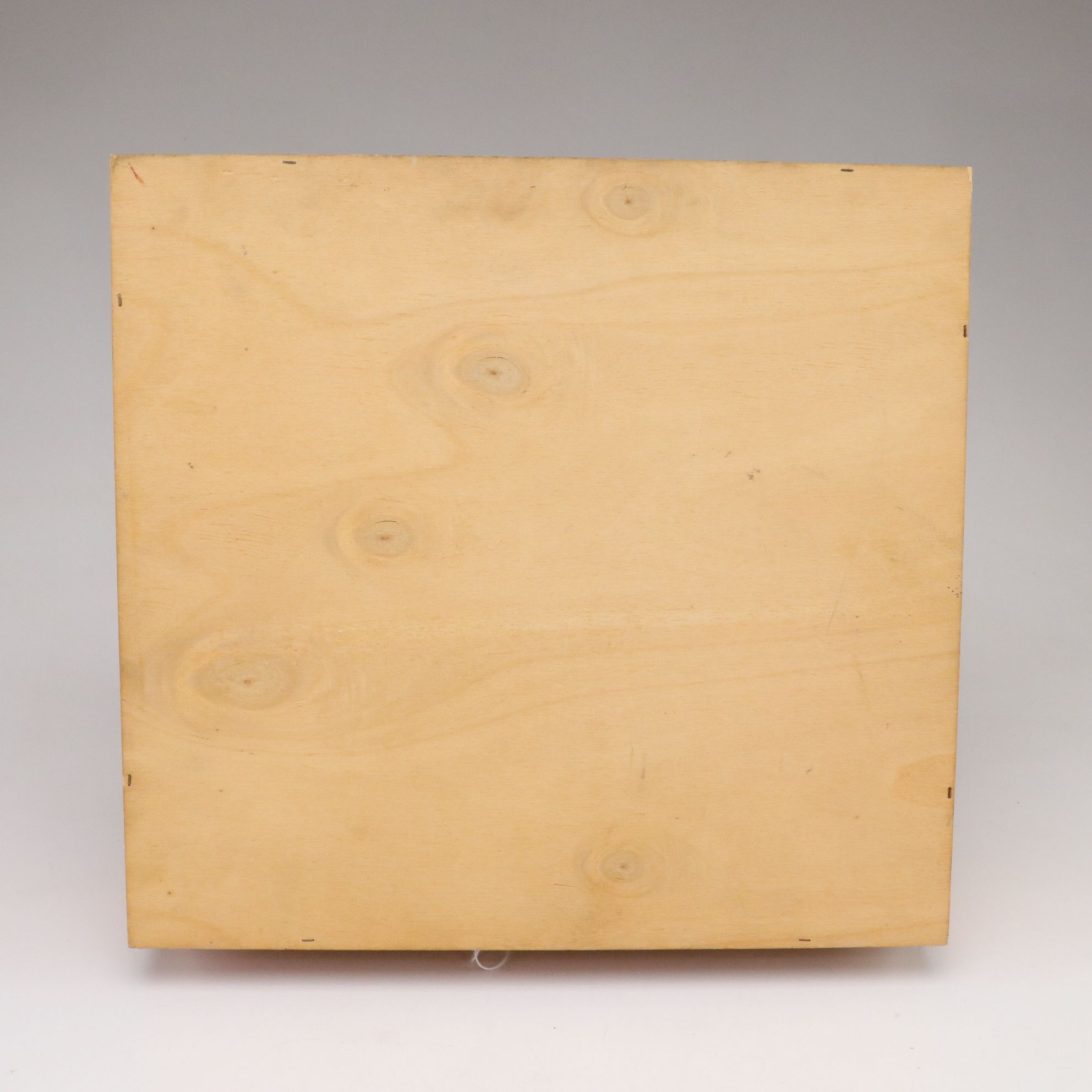 Wooden Box with Printed Estate Image , French Tin Litho Trays, and  Other Decor