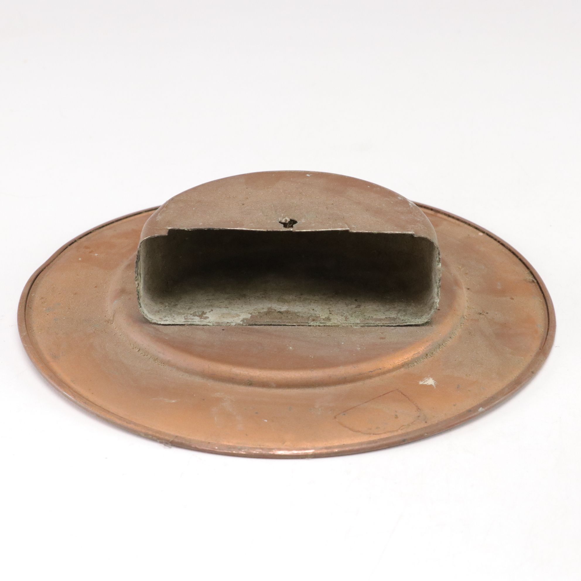 Wooden Box with Printed Estate Image , French Tin Litho Trays, and  Other Decor