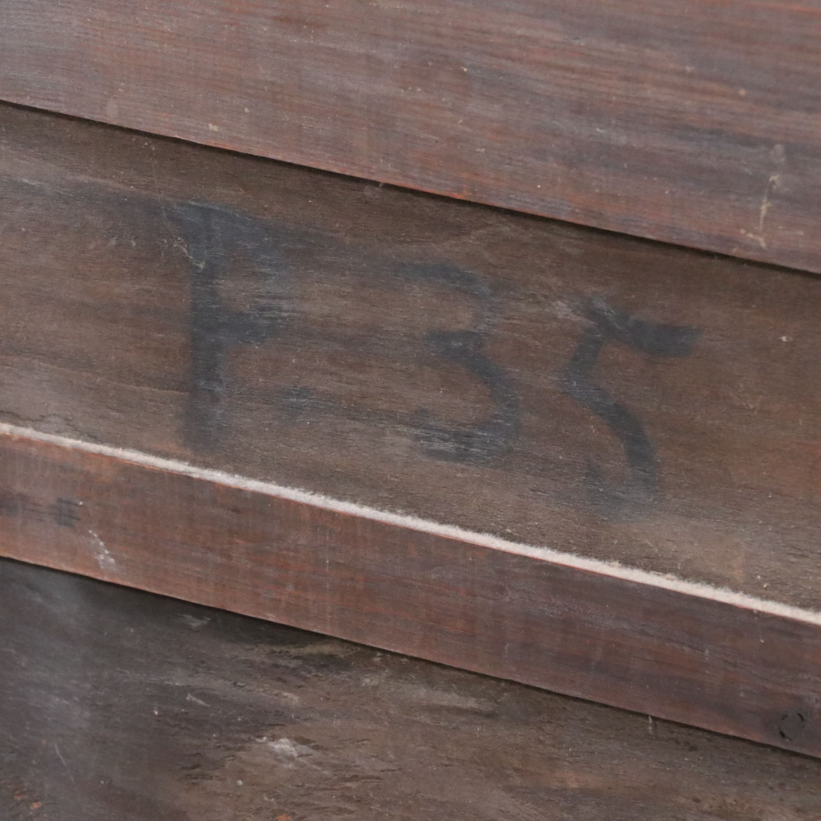 French Provincial Style Painted Wood Chest, 20th-21st Century