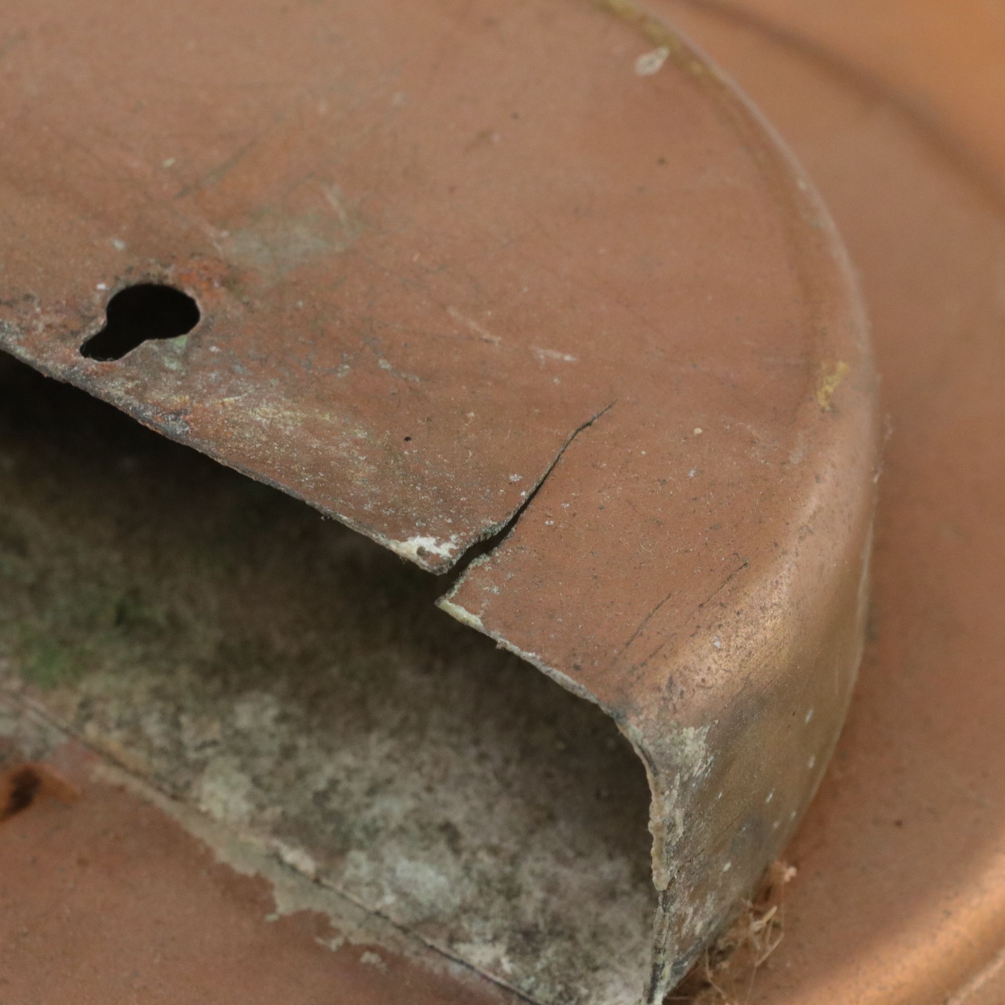 Wooden Box with Printed Estate Image , French Tin Litho Trays, and  Other Decor