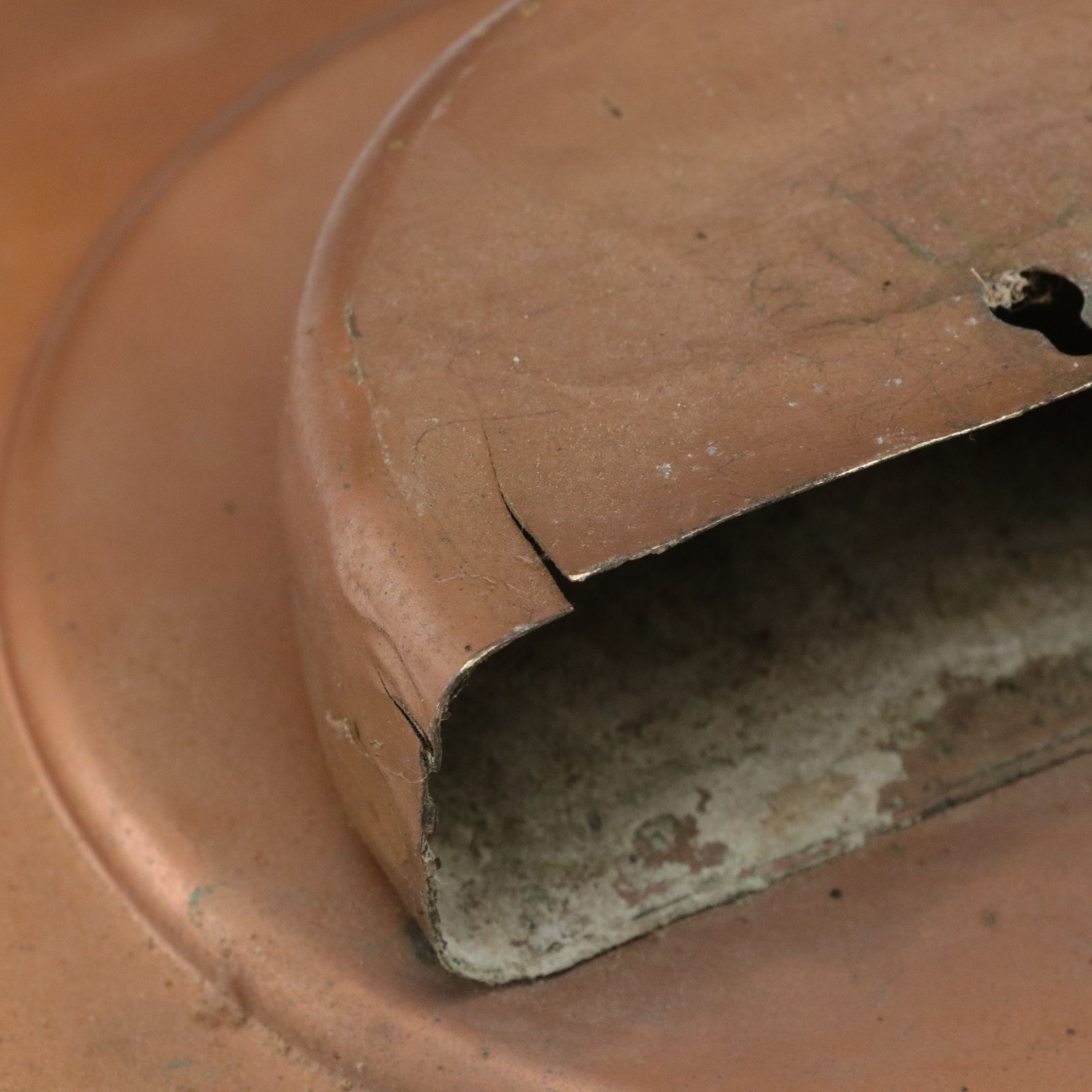 Wooden Box with Printed Estate Image , French Tin Litho Trays, and  Other Decor