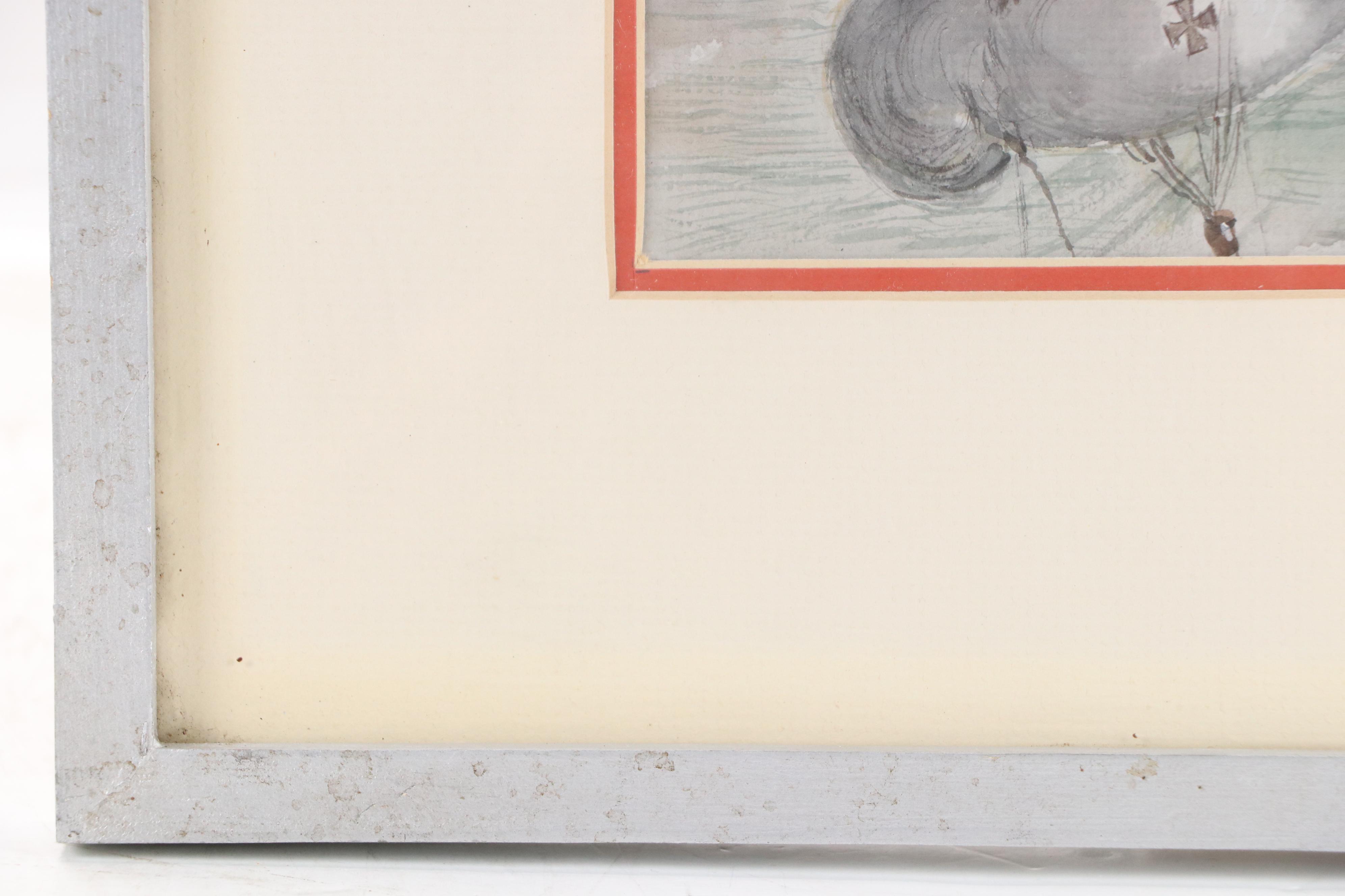 Robert Fabe Illustration of Historic 20th Century War Plane, Mid-20th Century