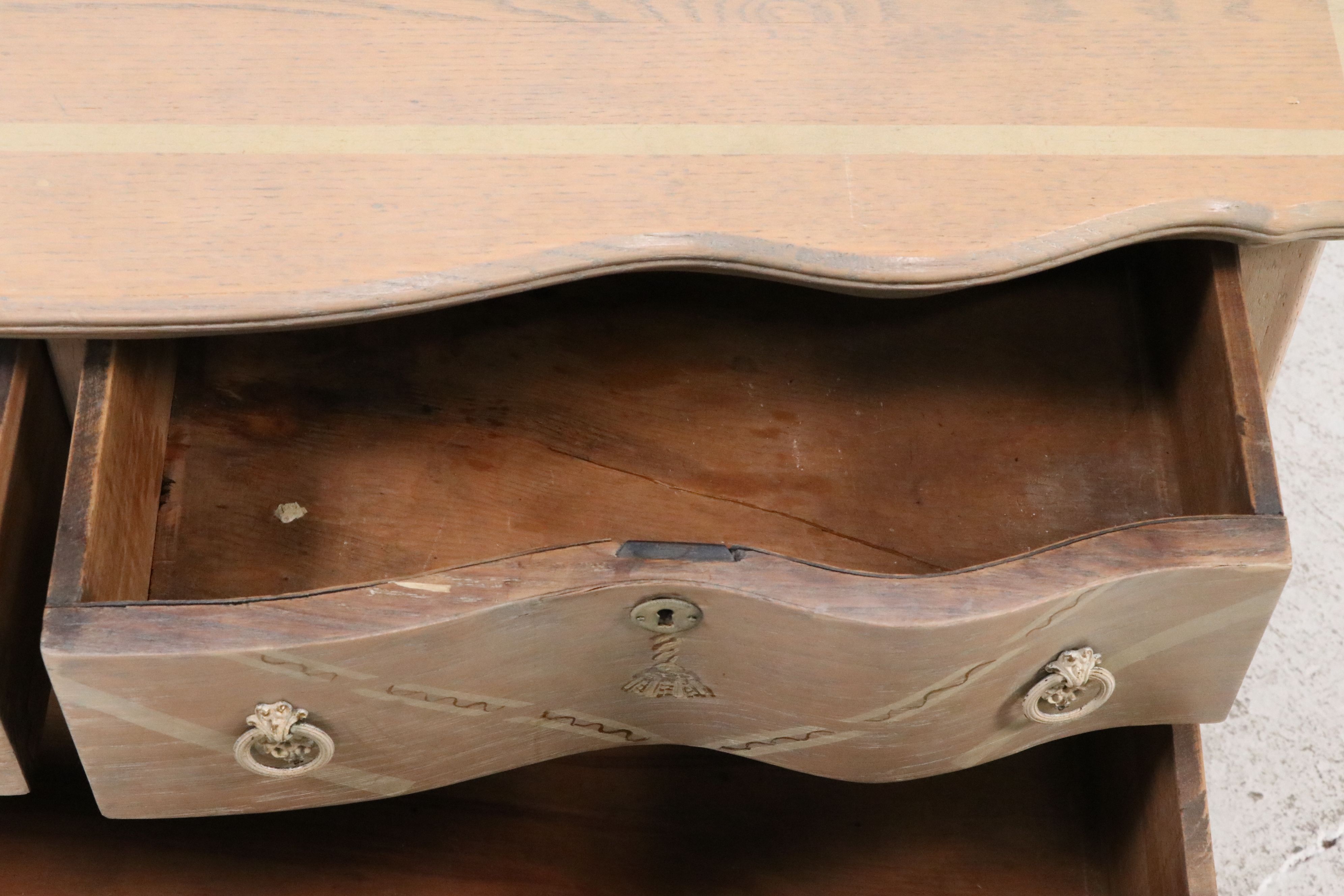 Tipp Furniture Co. French Style Painted Chest of Drawers, 20th-21st Century