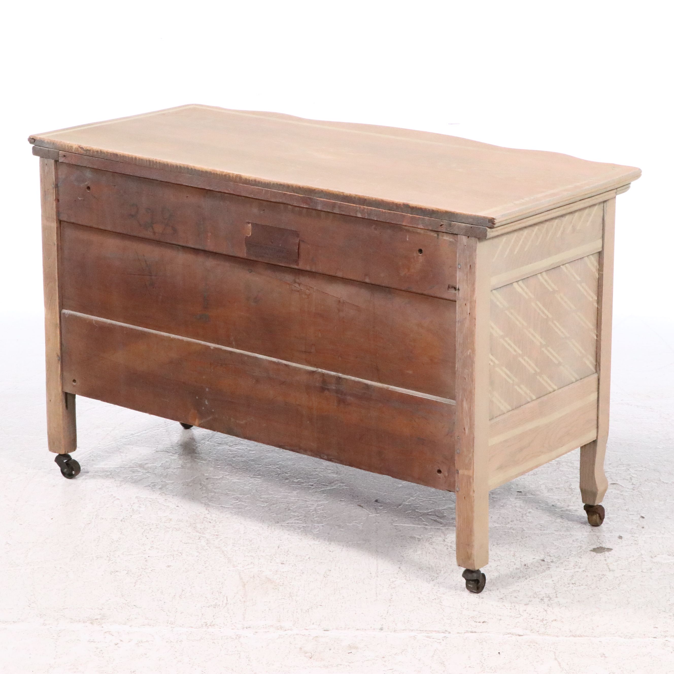 Tipp Furniture Co. French Style Painted Chest of Drawers, 20th-21st Century