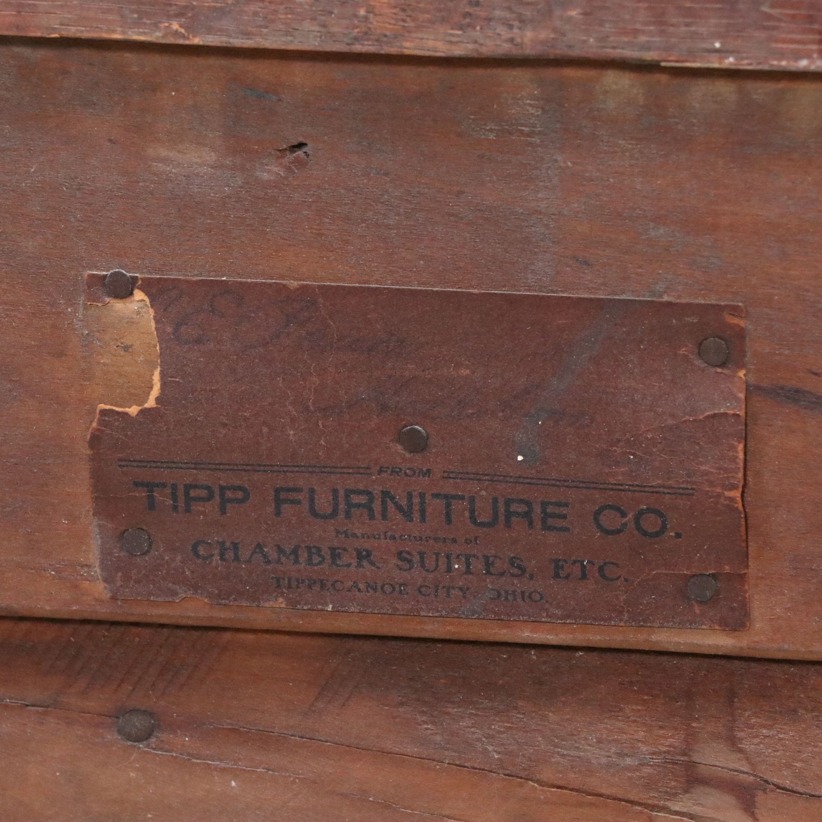 Tipp Furniture Co. French Style Painted Chest of Drawers, 20th-21st Century